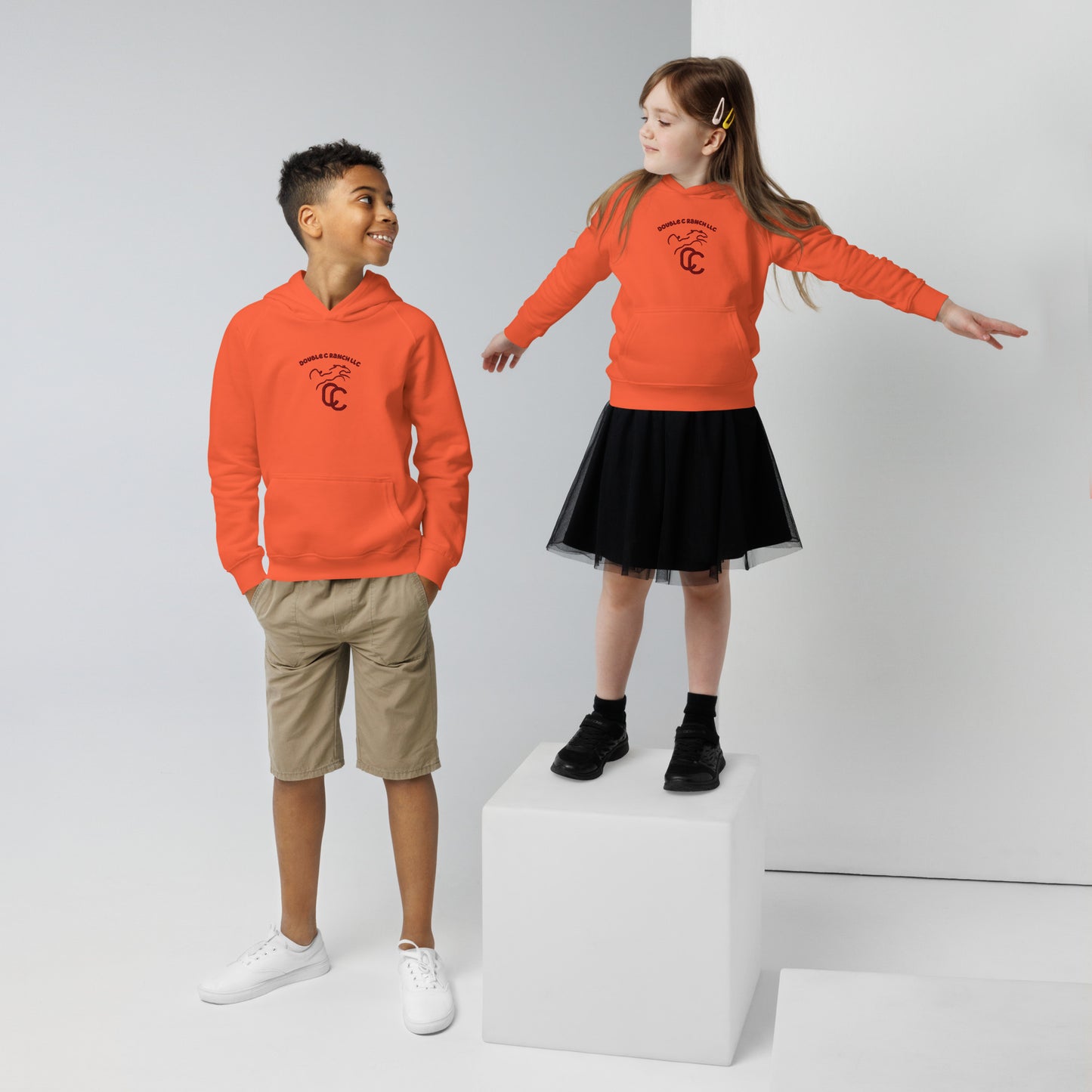 Kids Eco Hoodie-Doublecranchllc