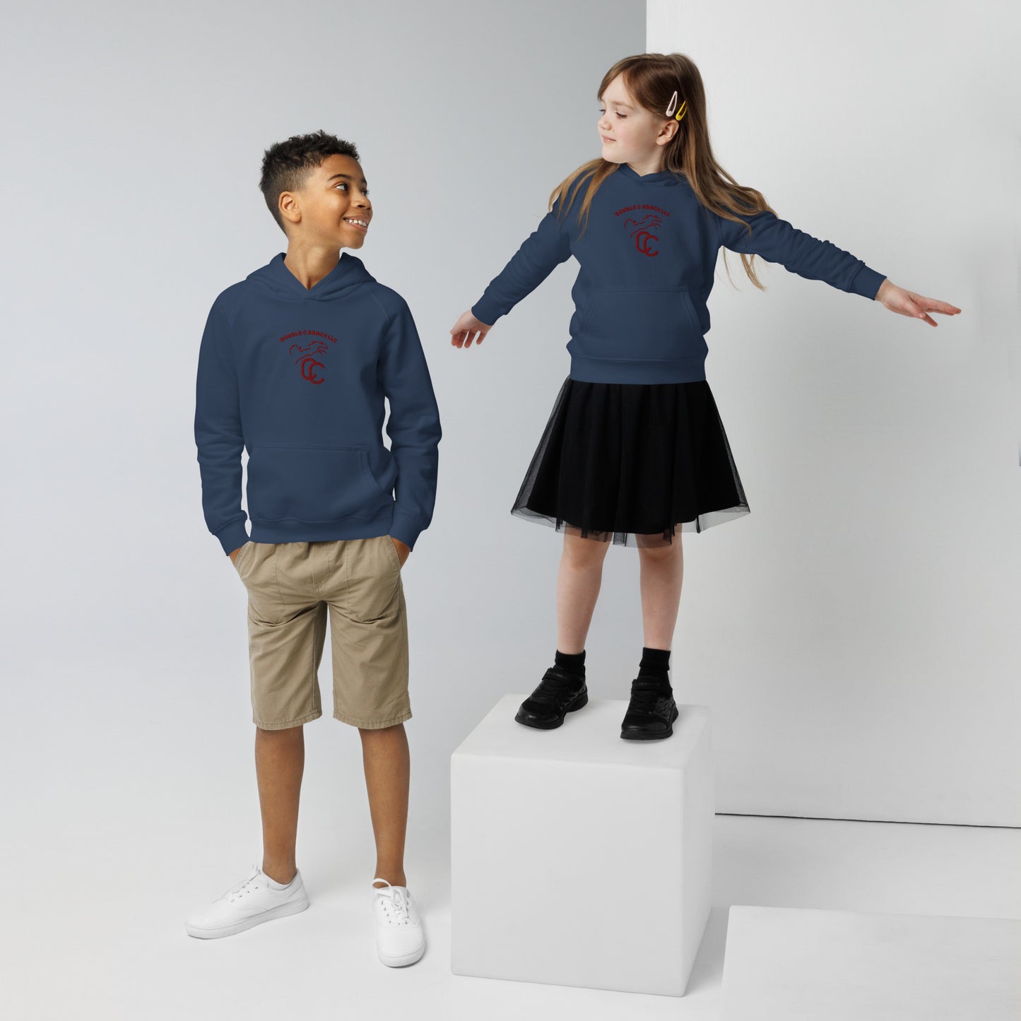 Kids Eco Hoodie-Doublecranchllc