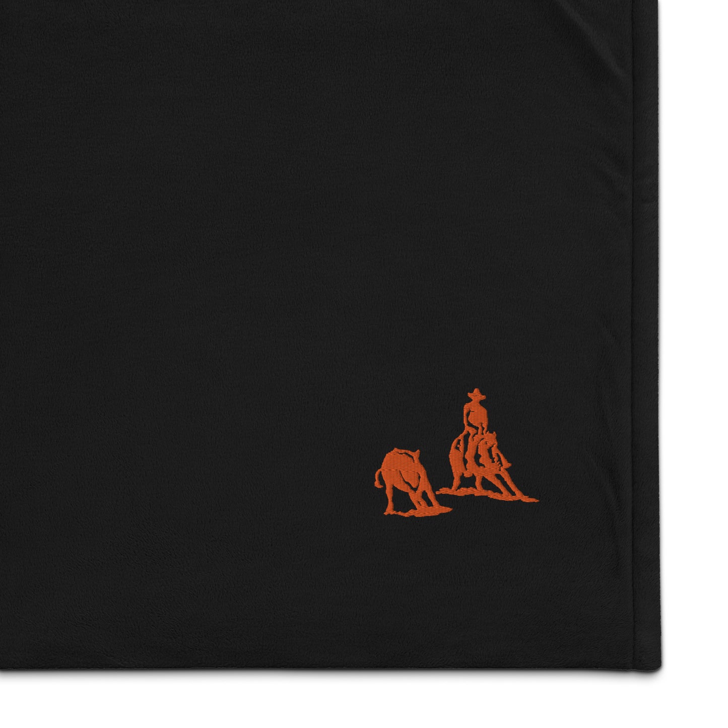 Premium Sherpa Blanket - Cutting Horse