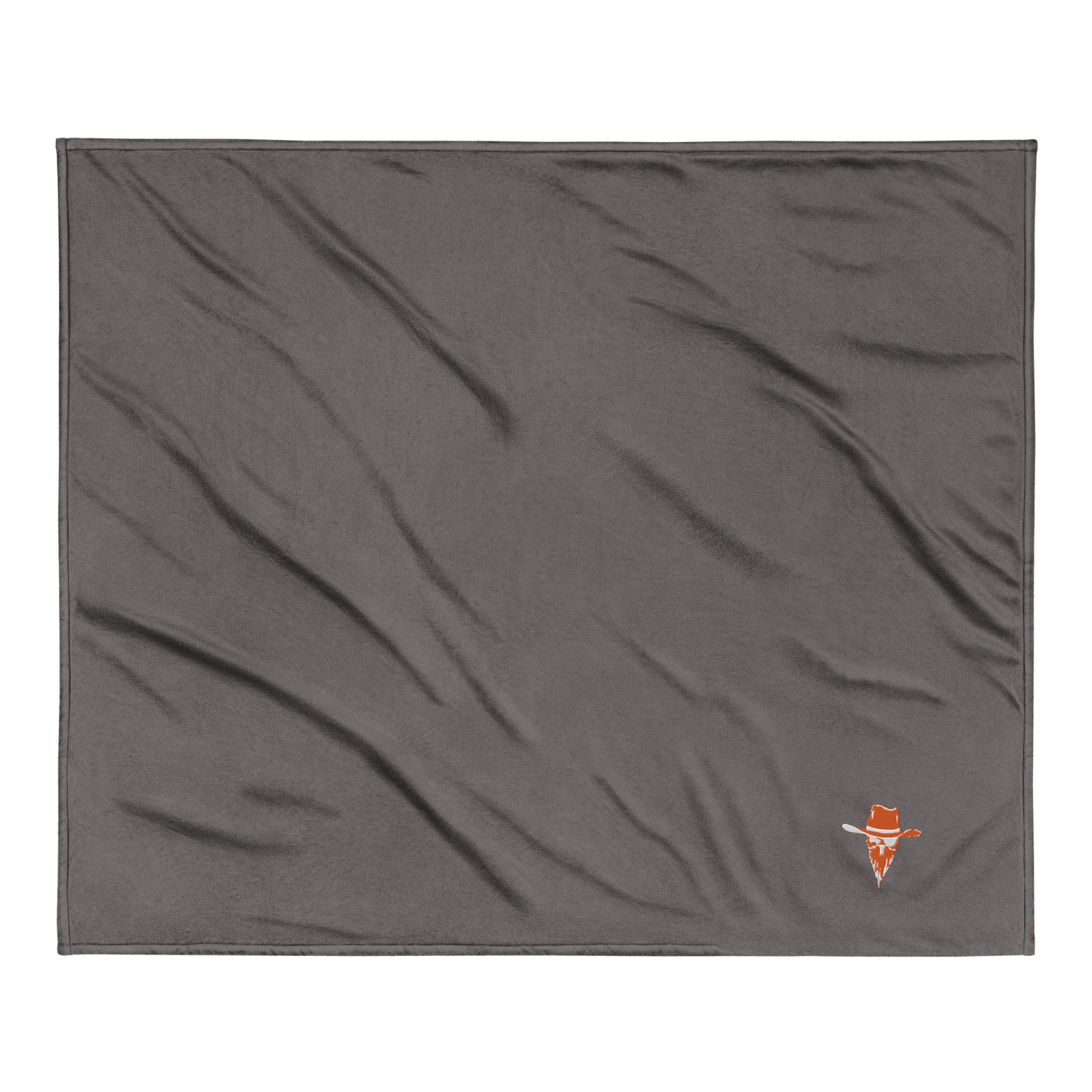 Premium Sherpa Blanket - Cowboy Skull