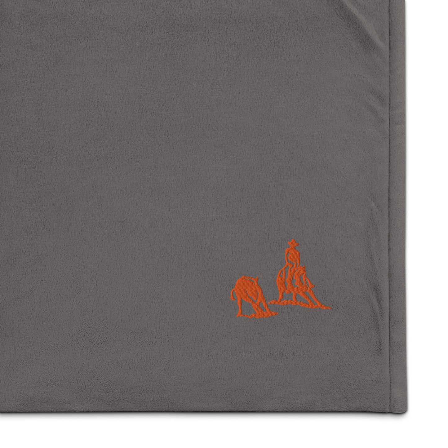 Premium Sherpa Blanket - Cutting Horse