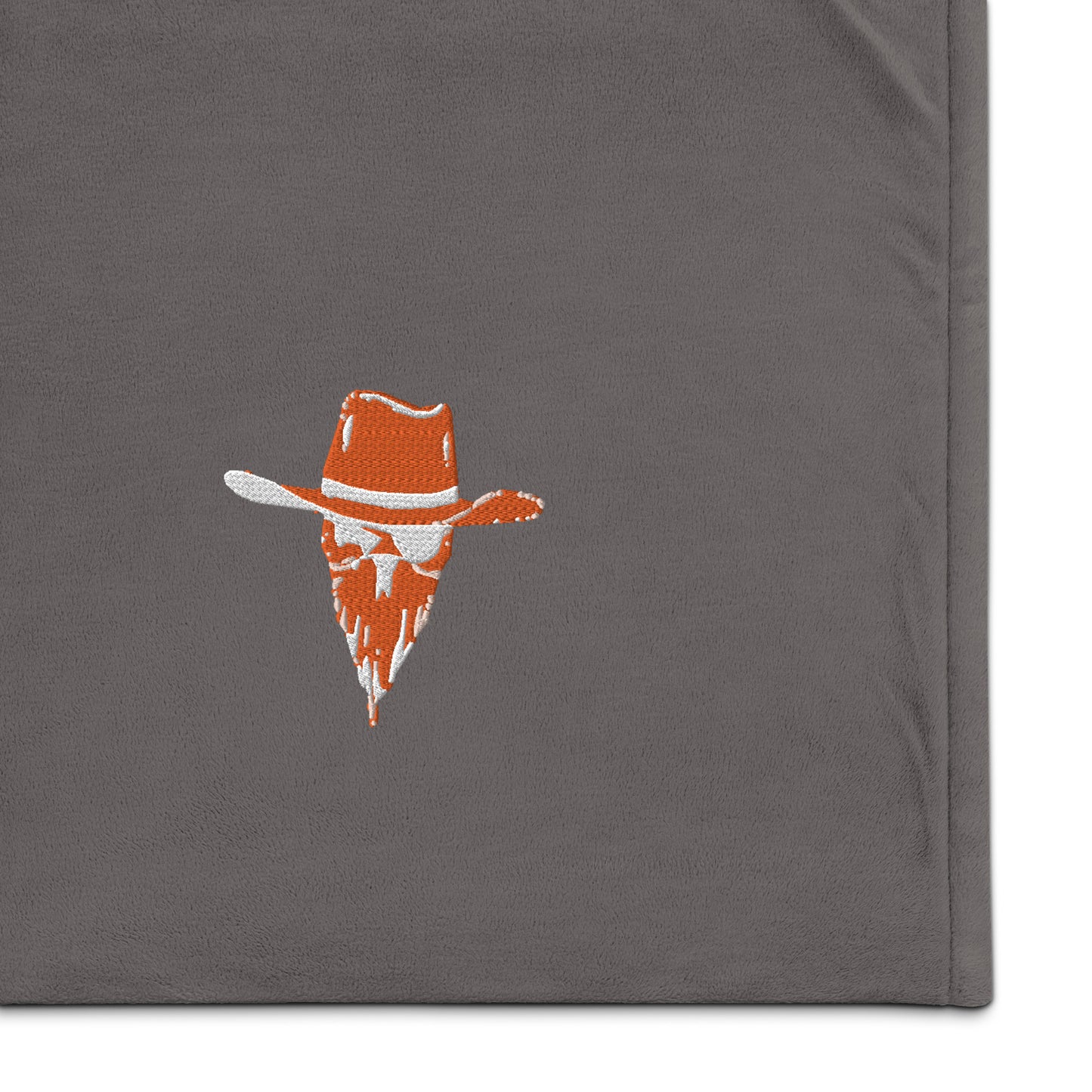 Premium Sherpa Blanket - Cowboy Skull