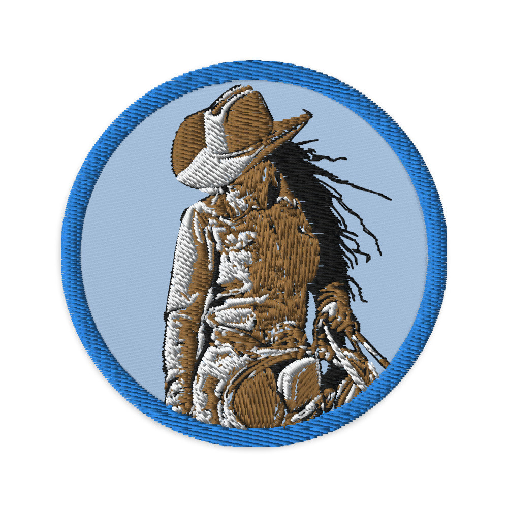 Embroidered Patches/Cowgirl