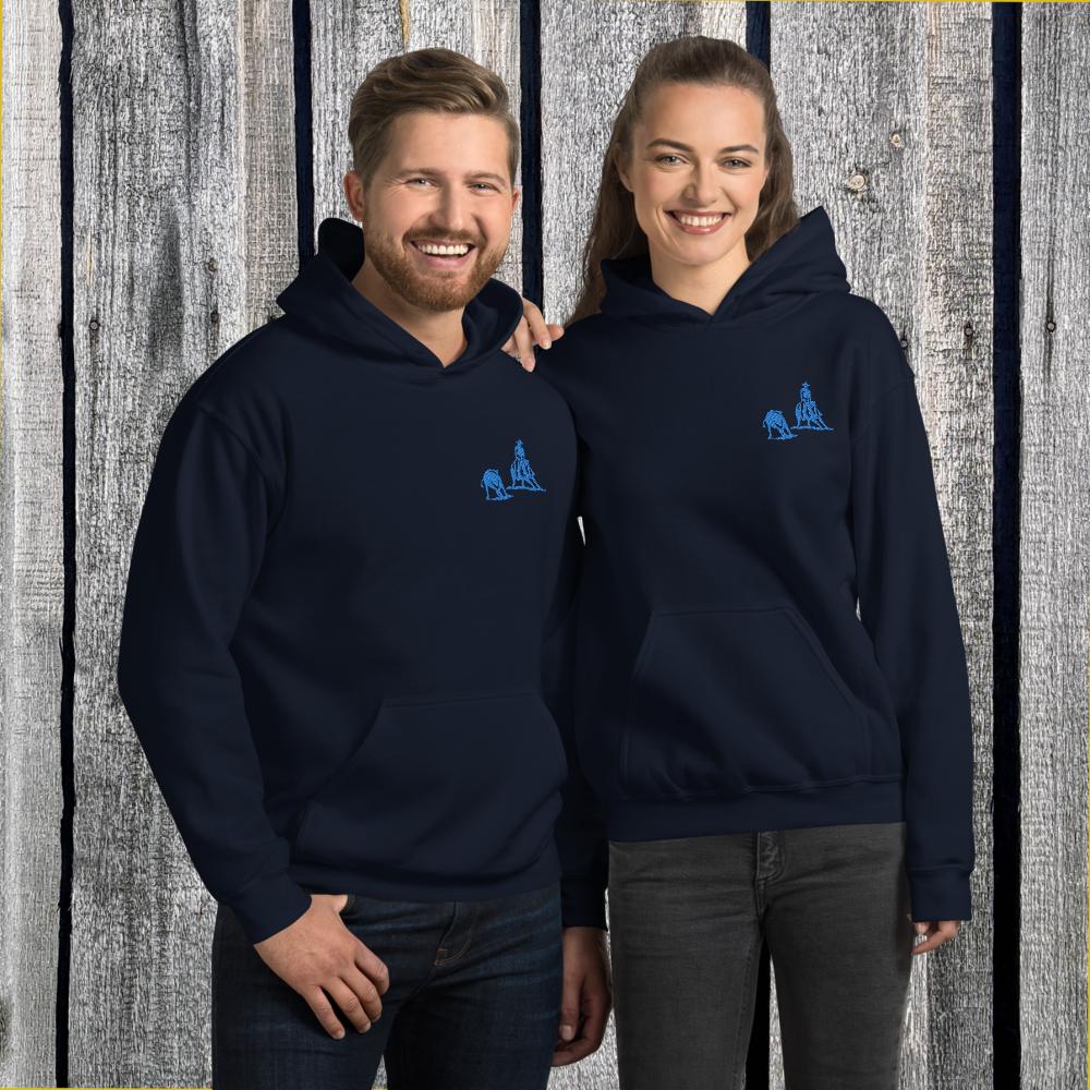 Embroidered Hoodie/Cutting Horse
