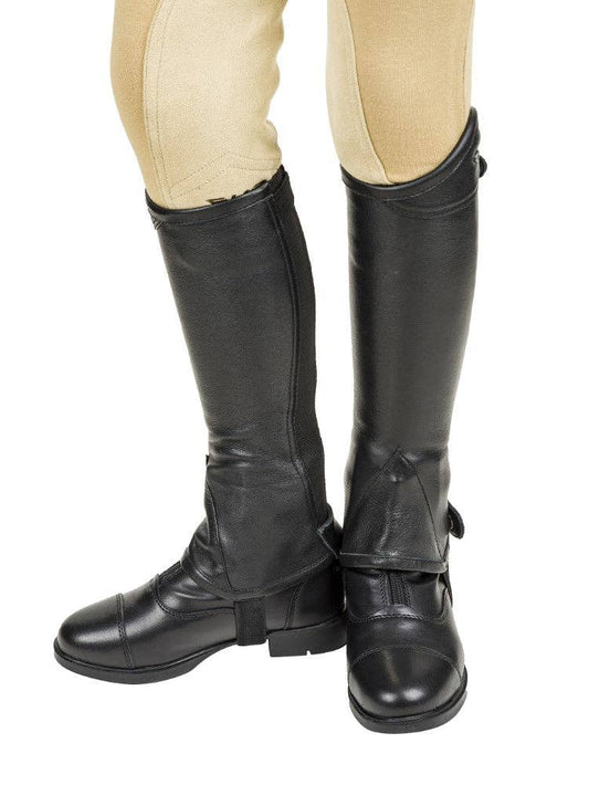 Lettia Children's London Leather Half Chaps