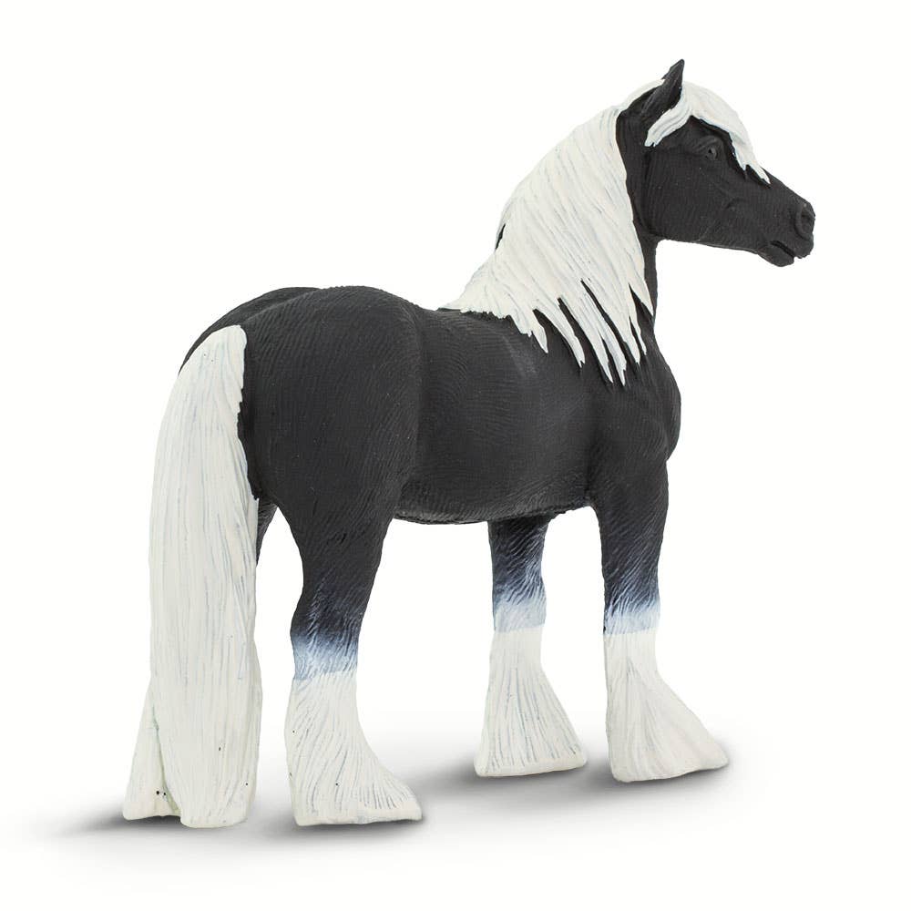 Gypsy Vanner Stallion Figurine Toy