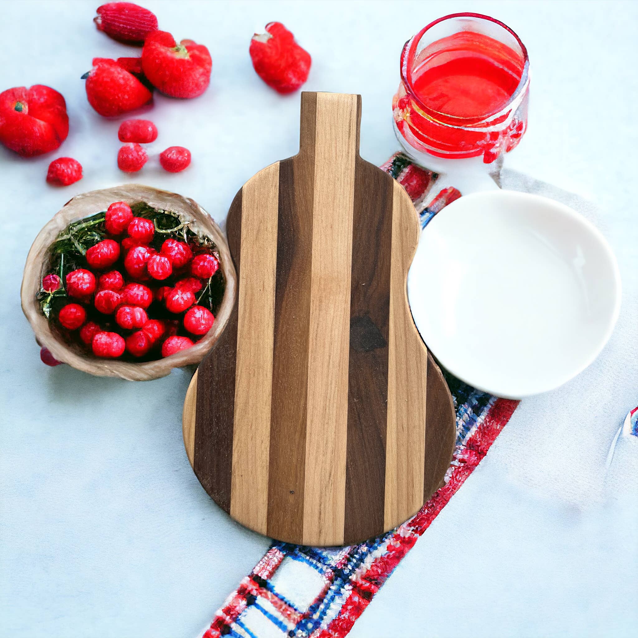 Guitar Charcuterie / Cutting Board Medium