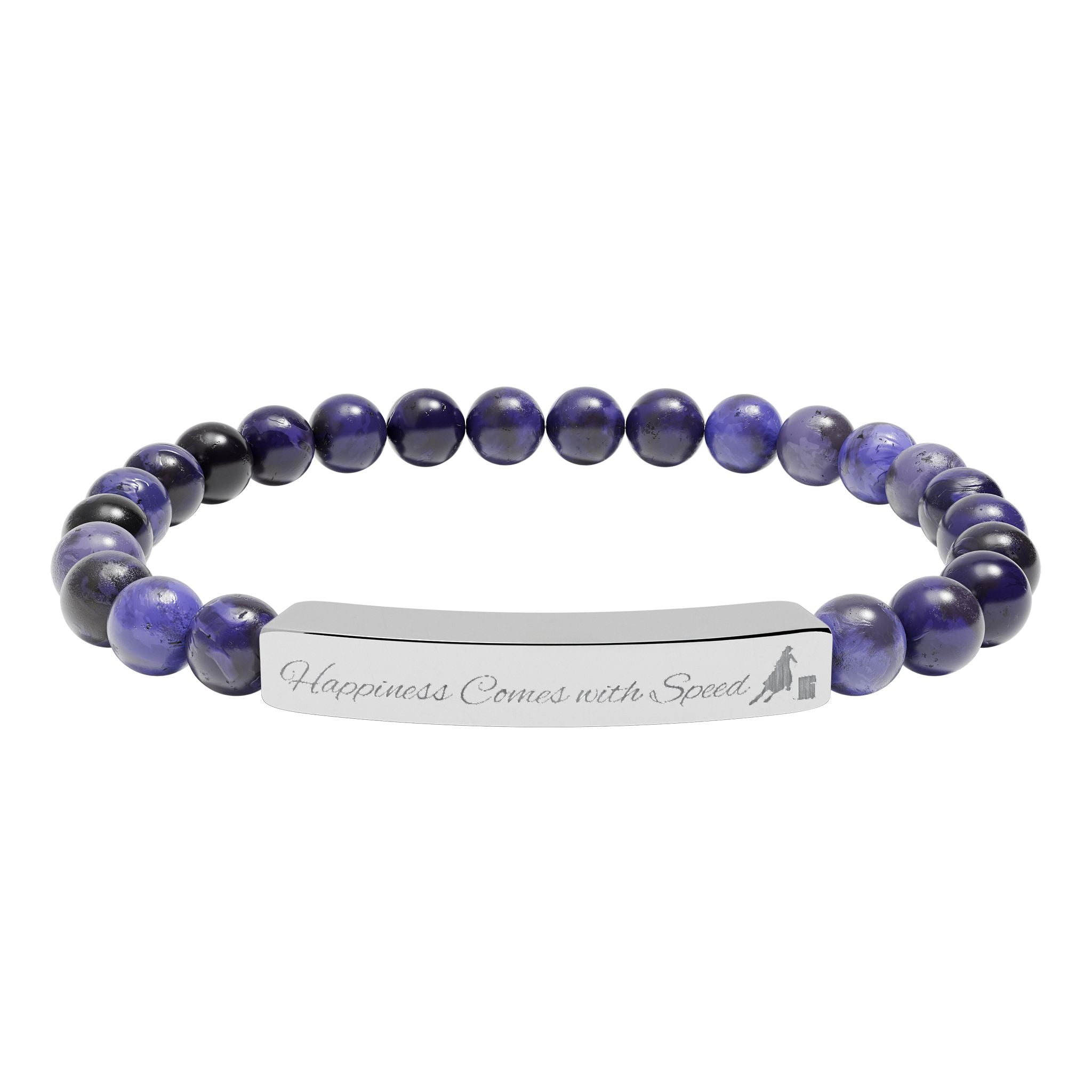 Happiness Comes with Speed – Natural Stone Barrel Racer Bracelet