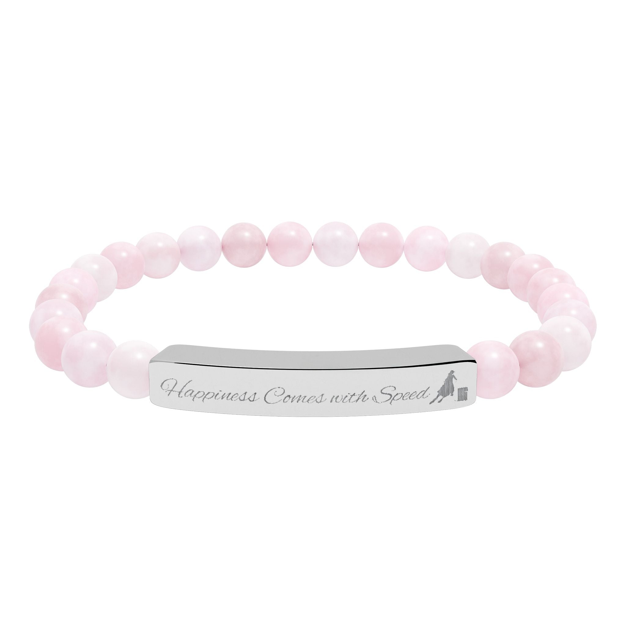 Happiness Comes with Speed – Natural Stone Barrel Racer Bracelet