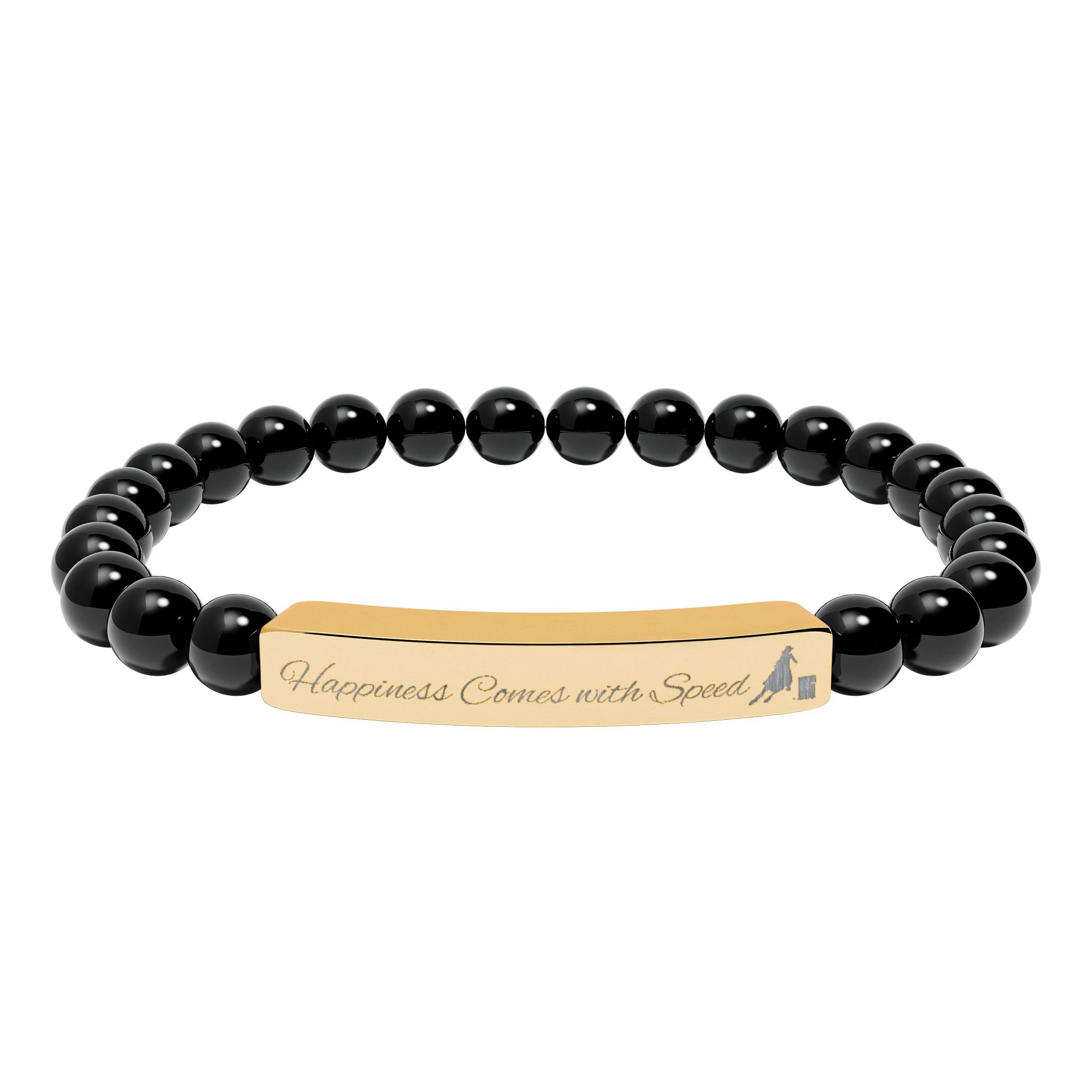 Happiness Comes with Speed – Natural Stone Barrel Racer Bracelet