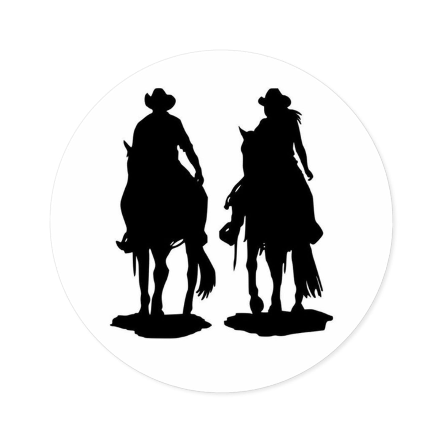 Cowboy\Round Stickers - Indoor\Outdoor