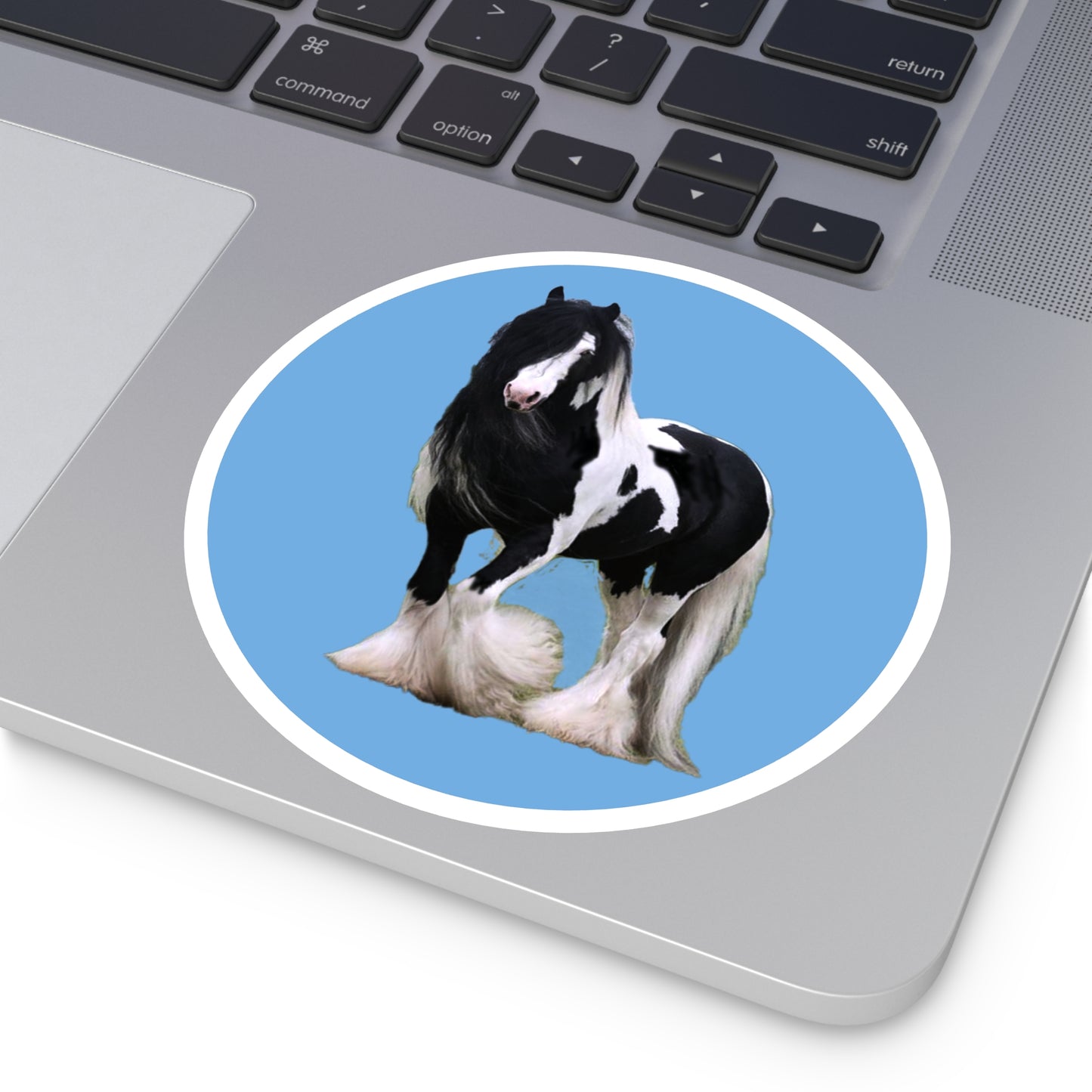 Gypsy Vanner\ Round Stickers - Indoor\Outdoor