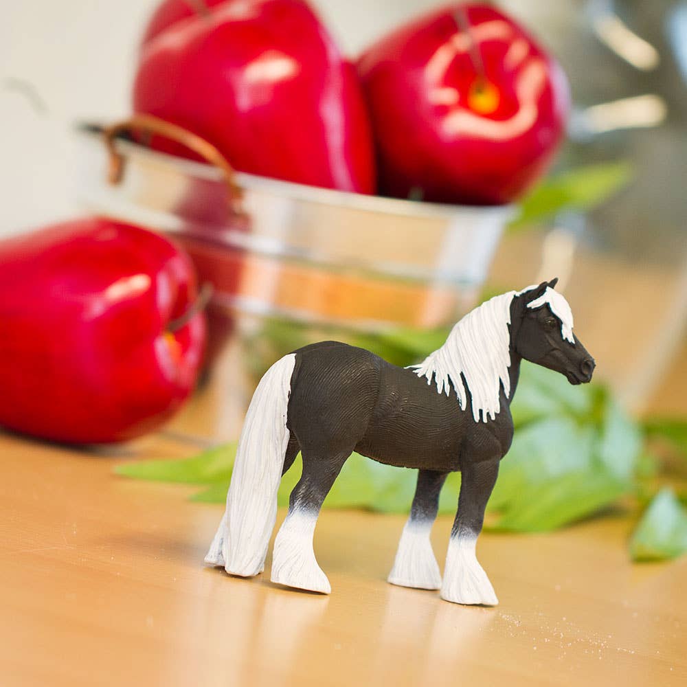 Gypsy Vanner Stallion Figurine Toy