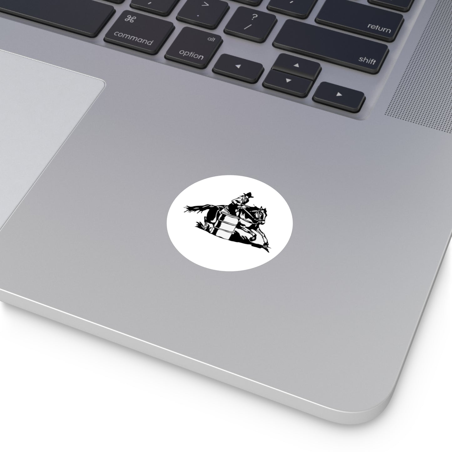 Barrel Racer\Round Stickers - Indoor\Outdoor