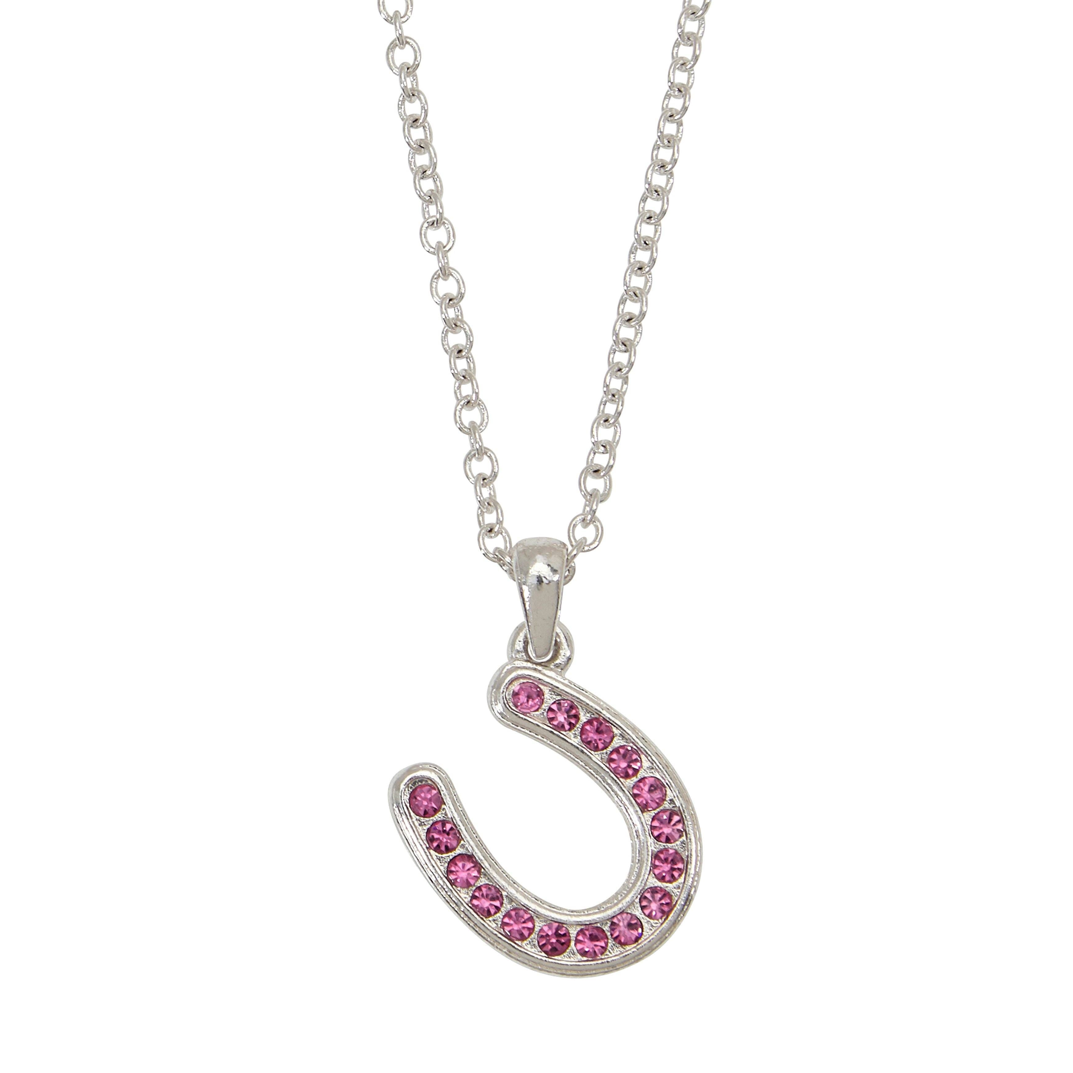 AWST Int'l Horseshoes Necklace w/Colorful Cowboy Hat Box