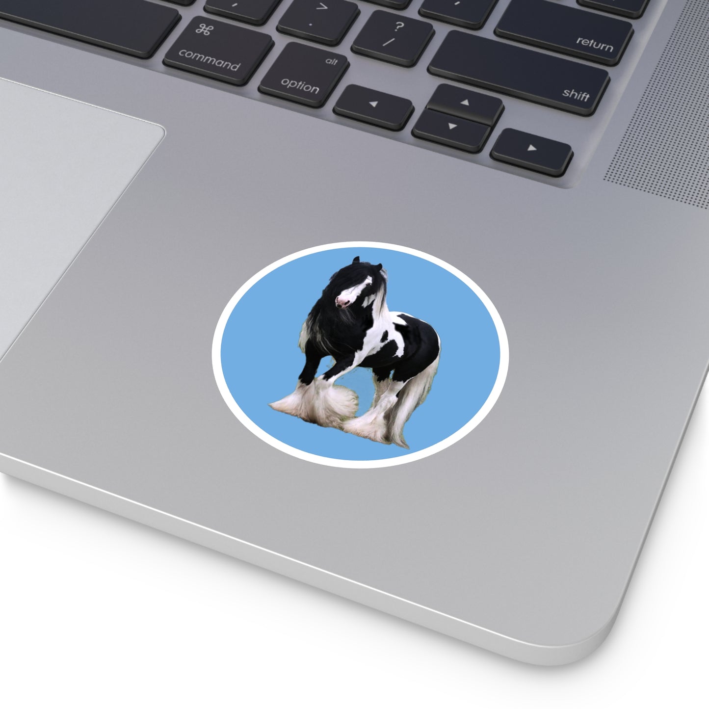 Gypsy Vanner\ Round Stickers - Indoor\Outdoor