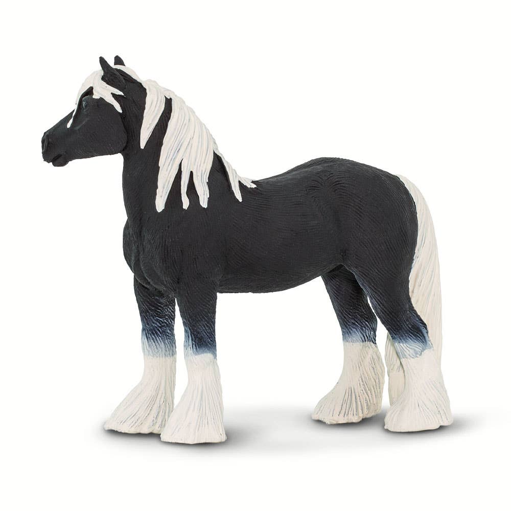 Gypsy Vanner Stallion Figurine Toy