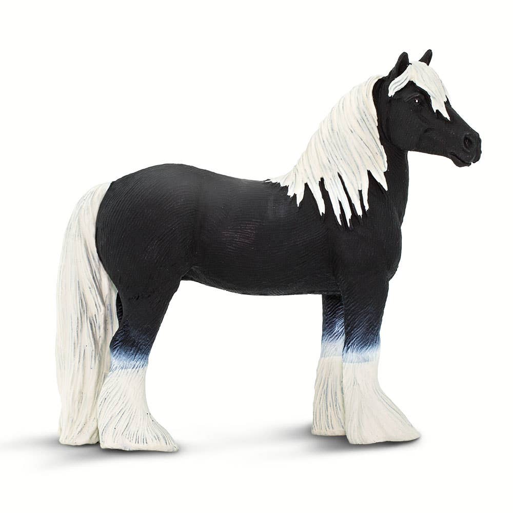 Gypsy Vanner Stallion Figurine Toy