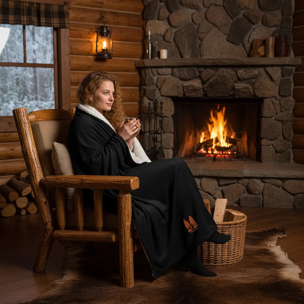 Sherpa Decke - Cowboypaar - Personalisierbare Premium-Sherpadecke