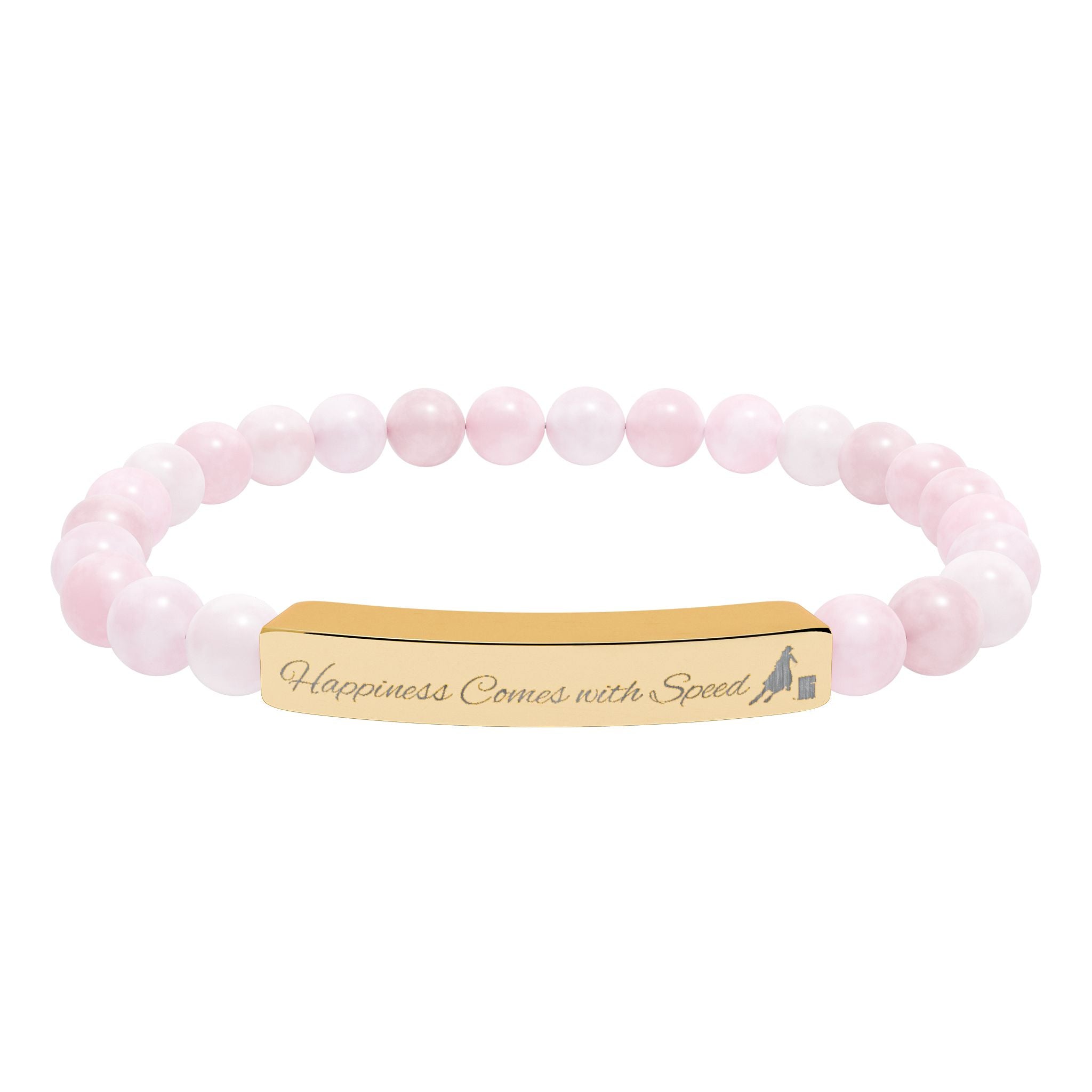 Happiness Comes with Speed – Natural Stone Barrel Racer Bracelet