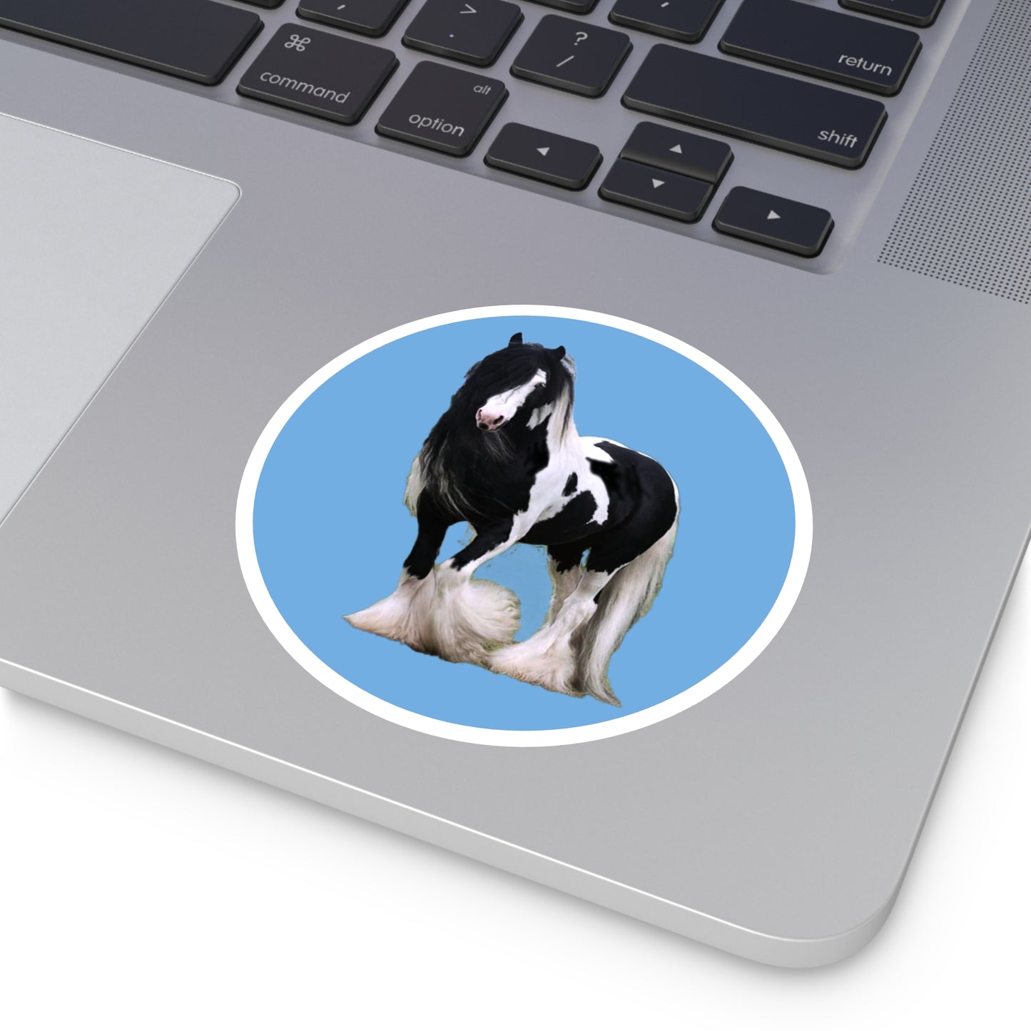 Gypsy Vanner\ Round Stickers - Indoor\Outdoor