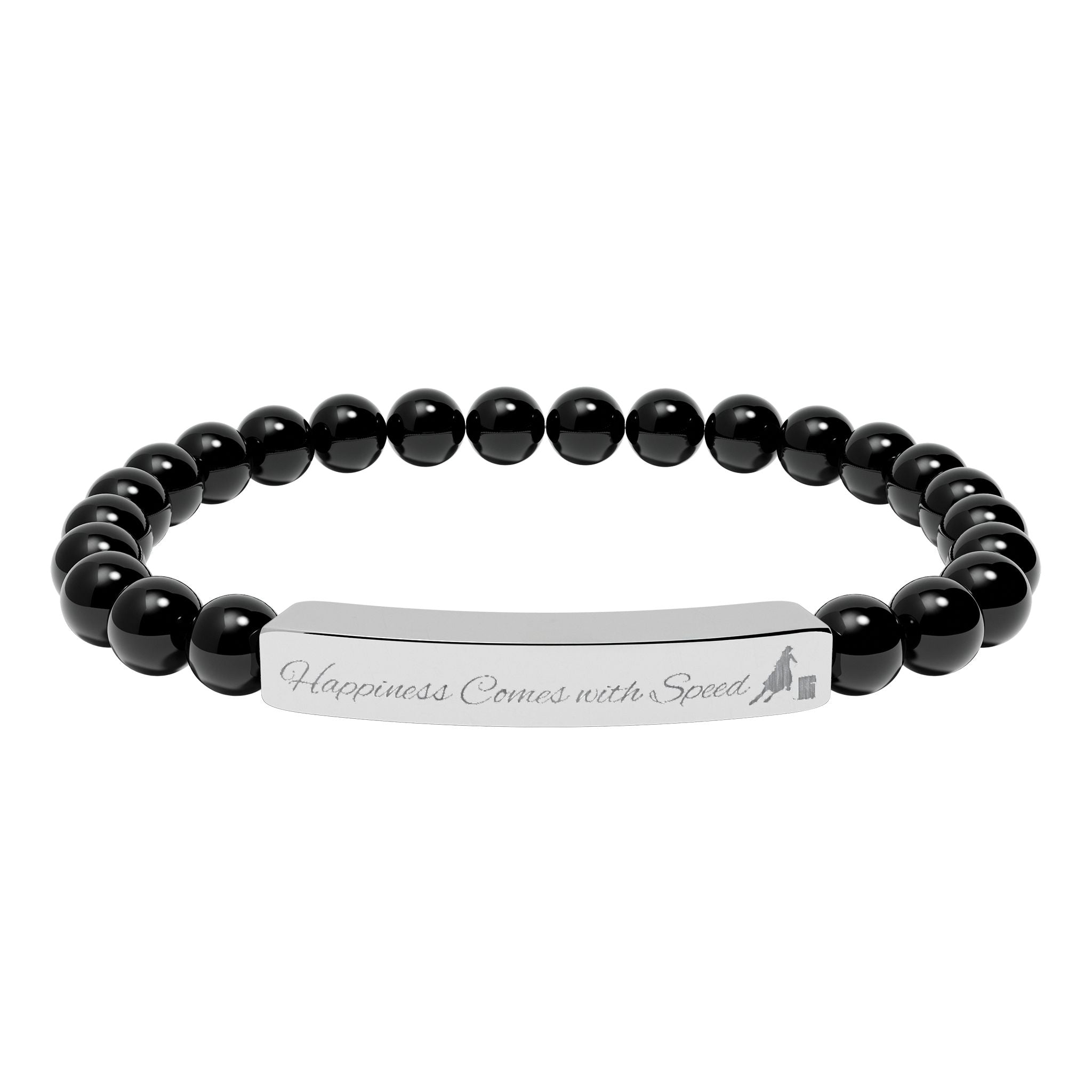 Happiness Comes with Speed – Natural Stone Barrel Racer Bracelet