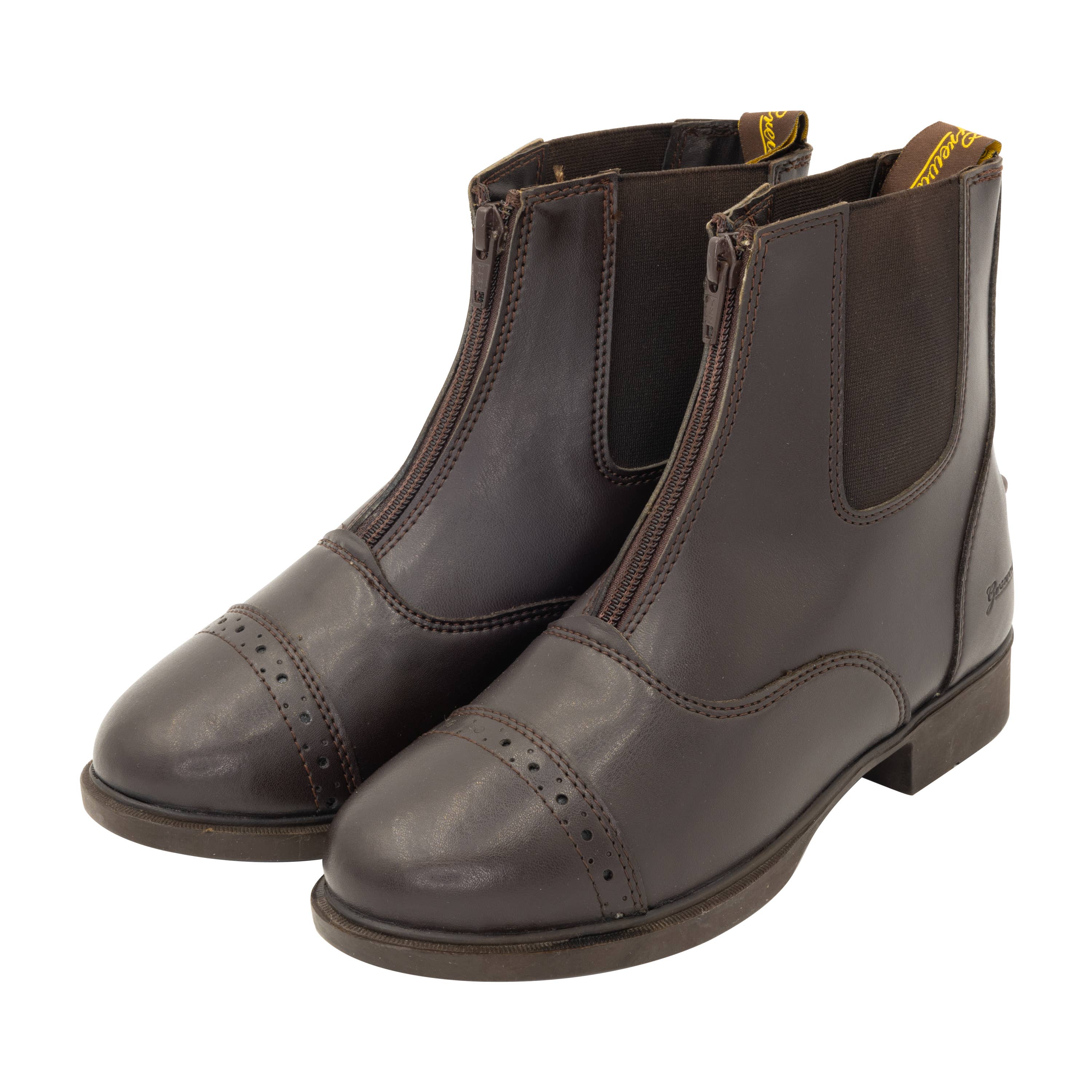 Children's Zip Up Synthetic Paddock Boots