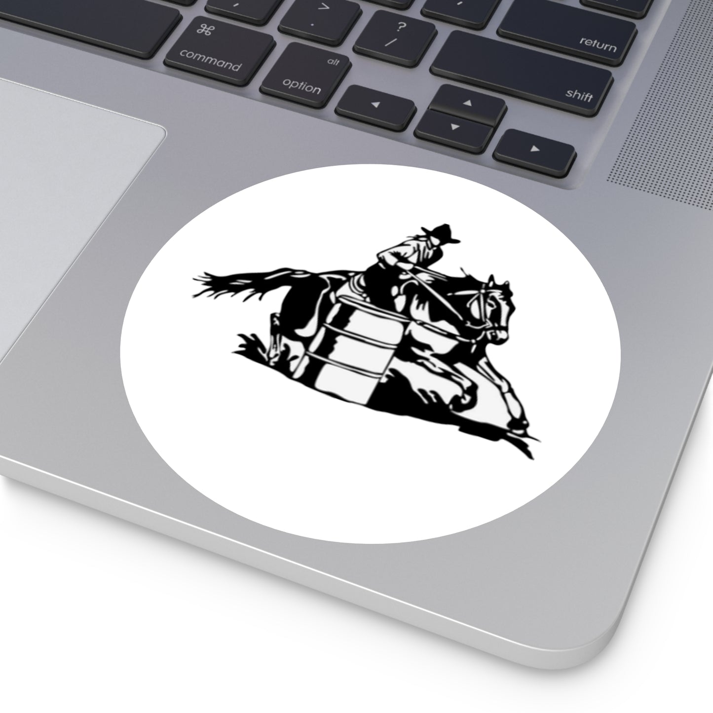 Barrel Racer\Round Stickers - Indoor\Outdoor