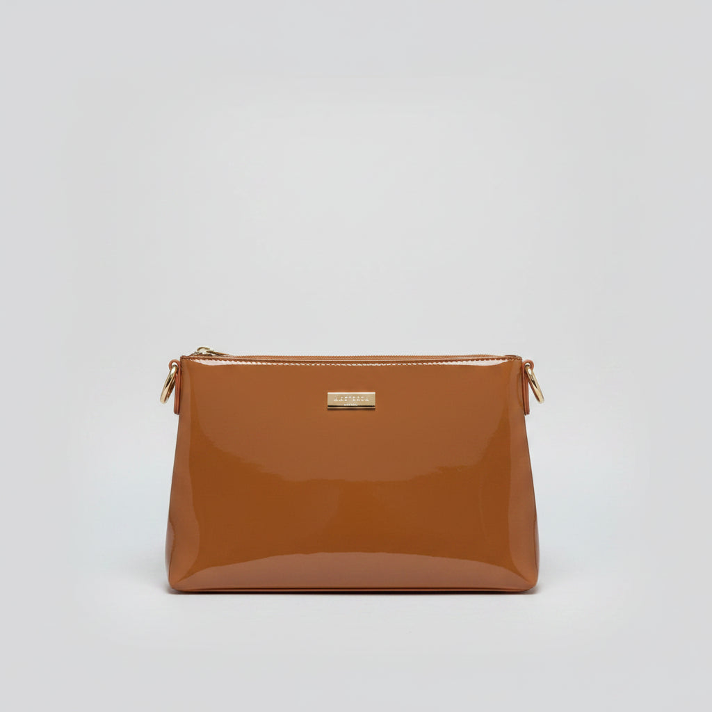 3 in 1 Cognac Set — Tote, Wallet & Clutch