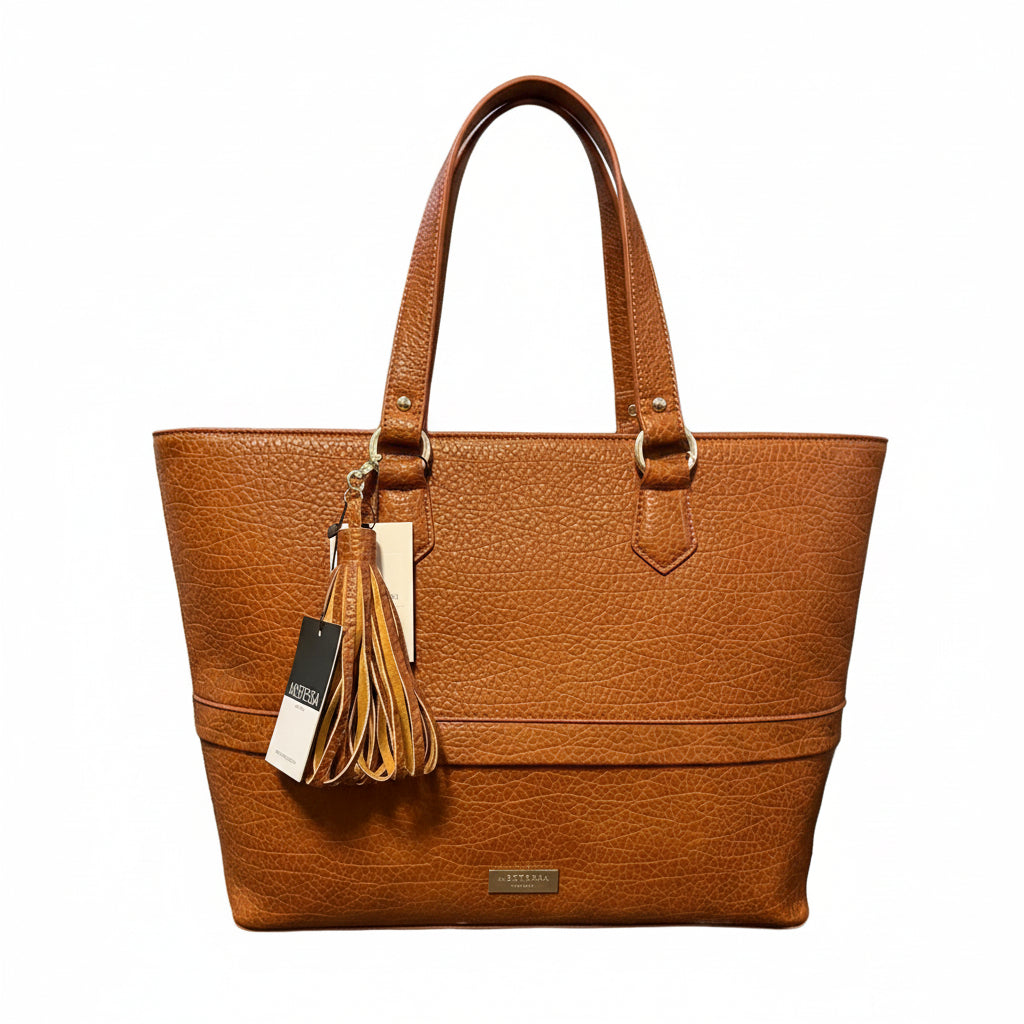 3 in 1 Cognac Set — Tote, Wallet & Clutch