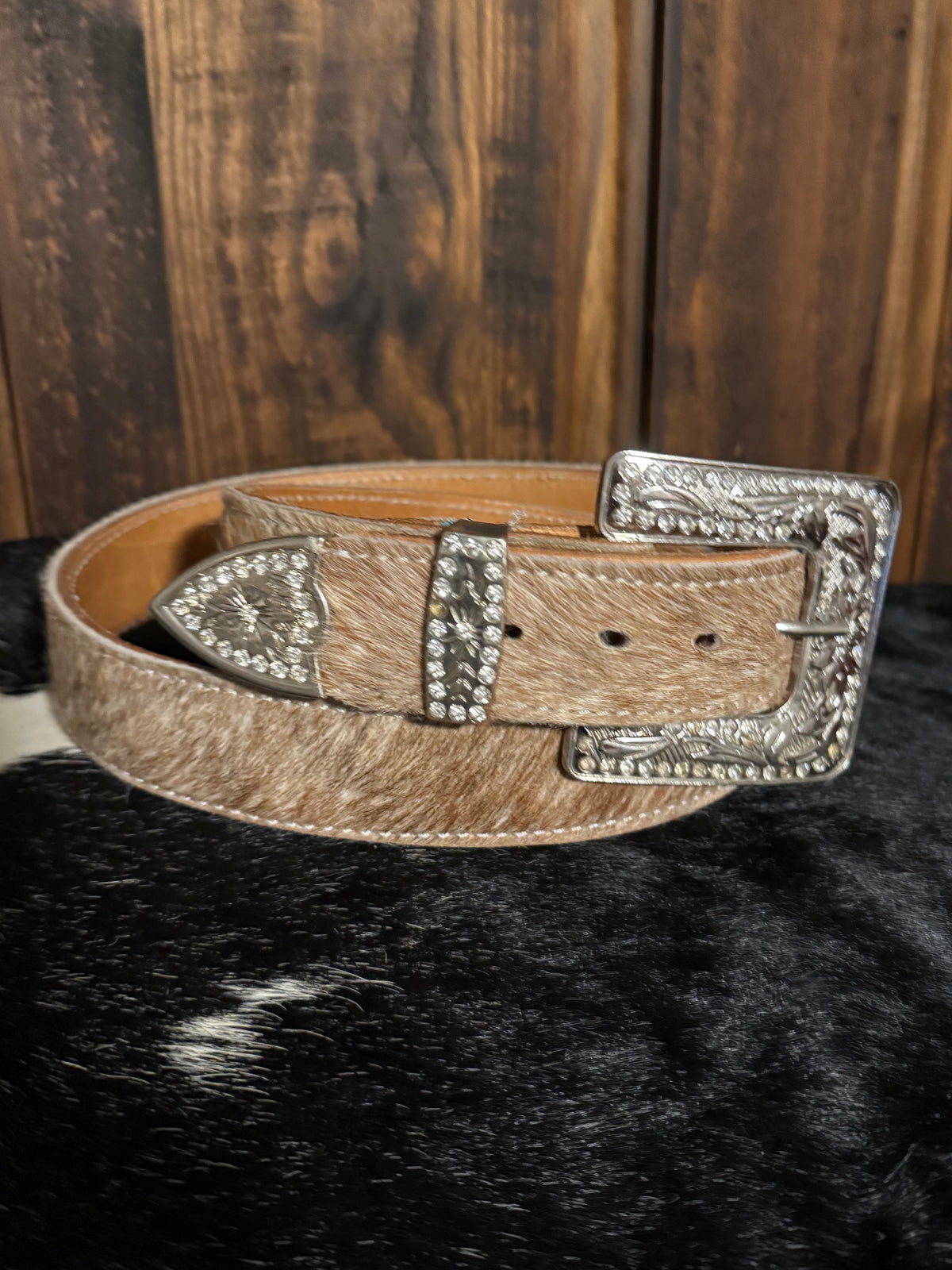 Handmade Hair-on-Hide Leather Belt — Made to Order
