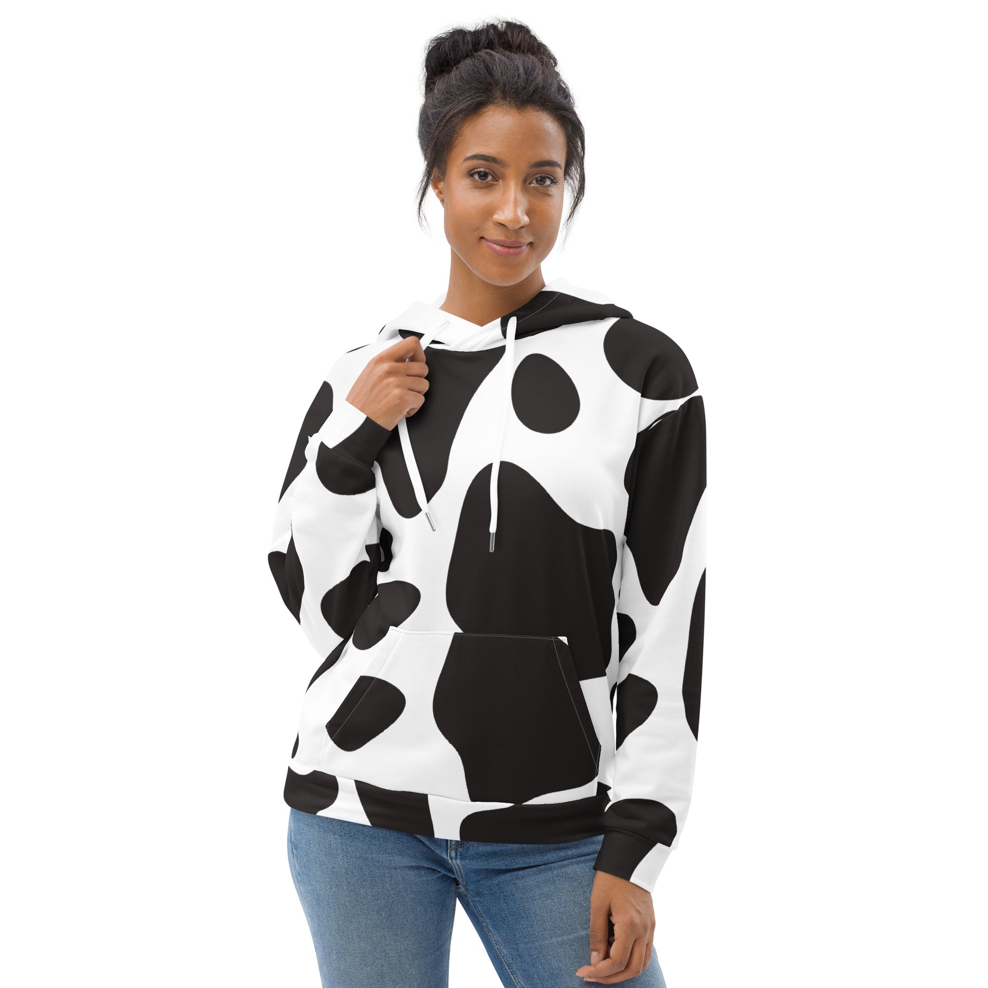 The most popular Cow pattern on a Hoodie