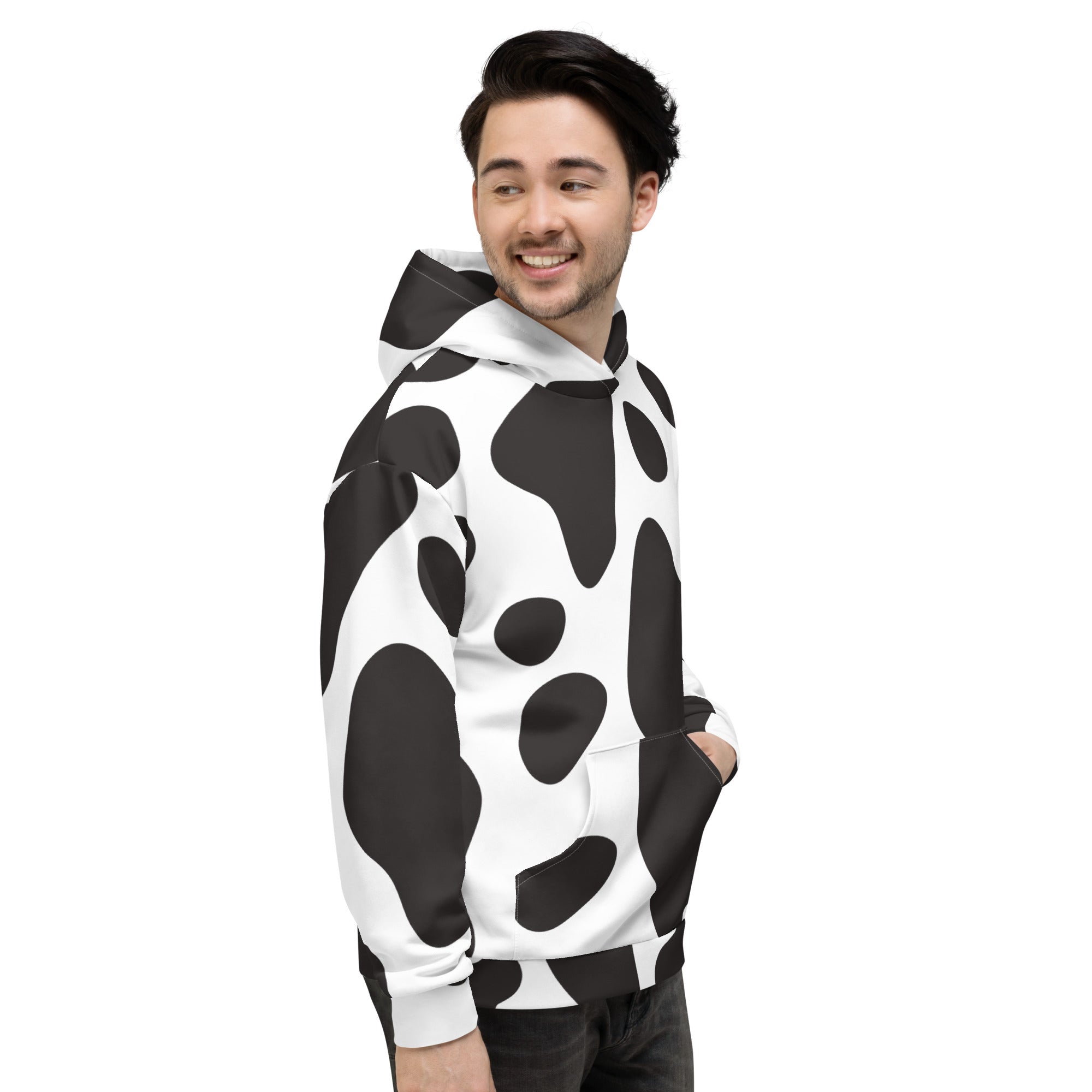 The most popular Cow pattern on a Hoodie