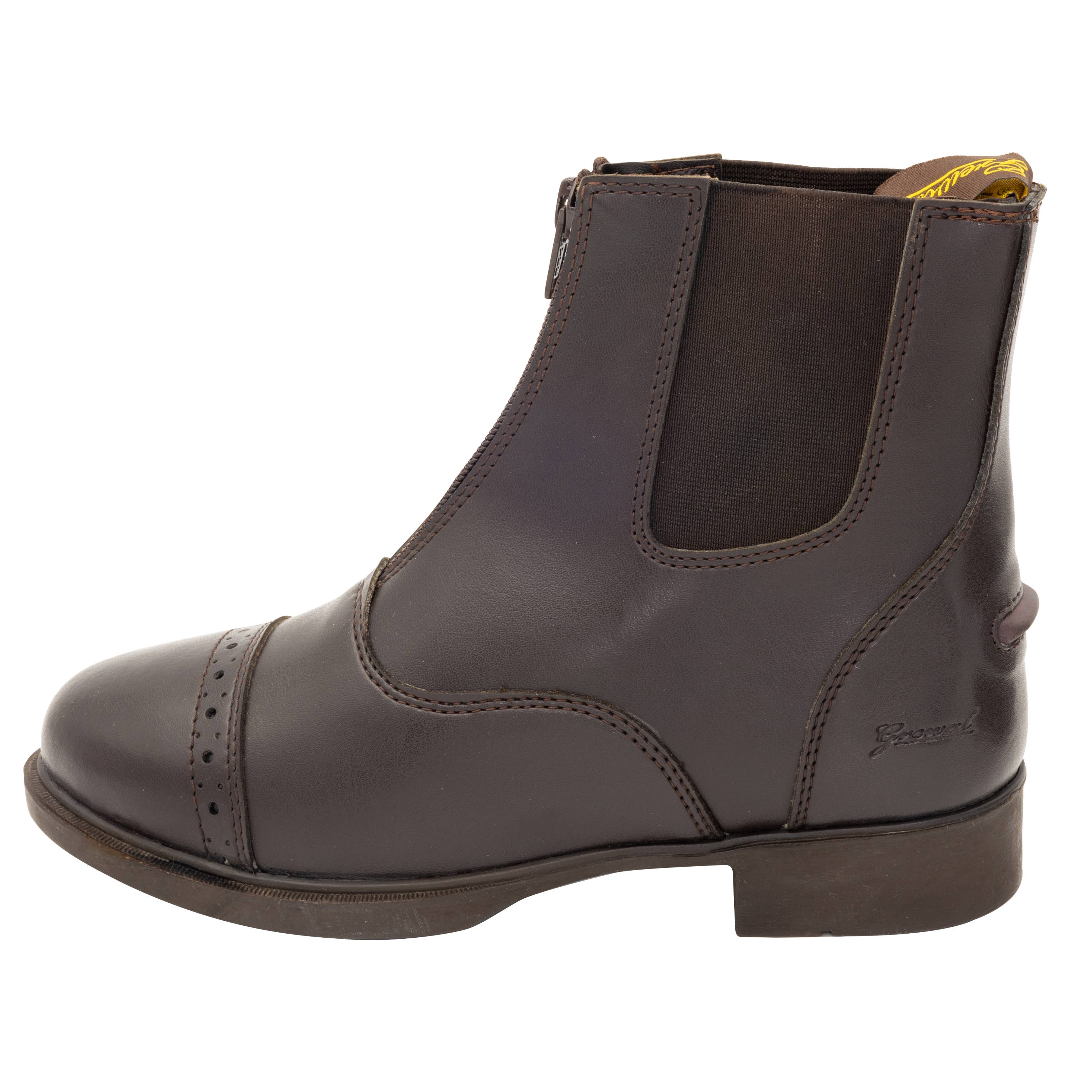 Children's Zip Up Synthetic Paddock Boots