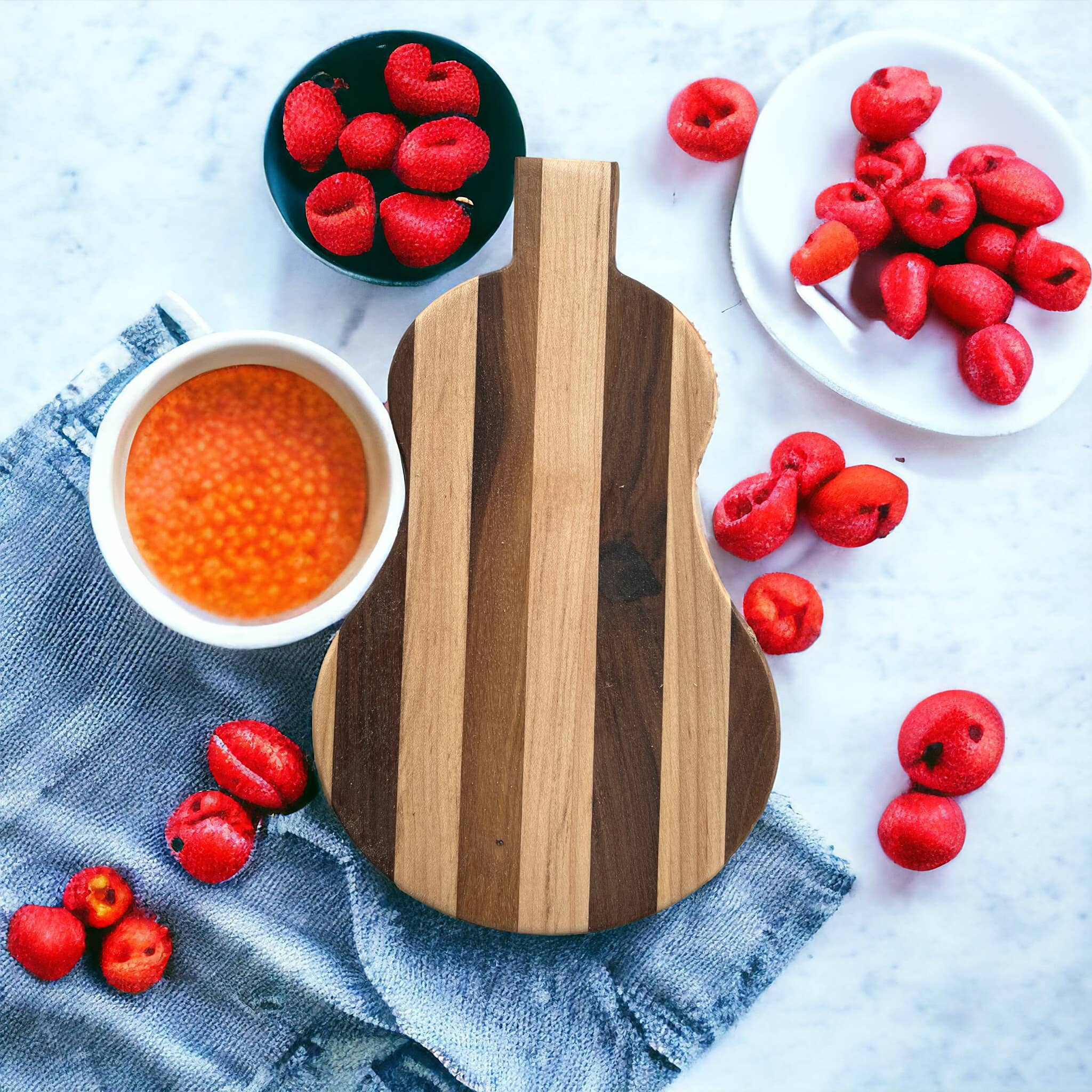 Guitar Charcuterie / Cutting Board Medium