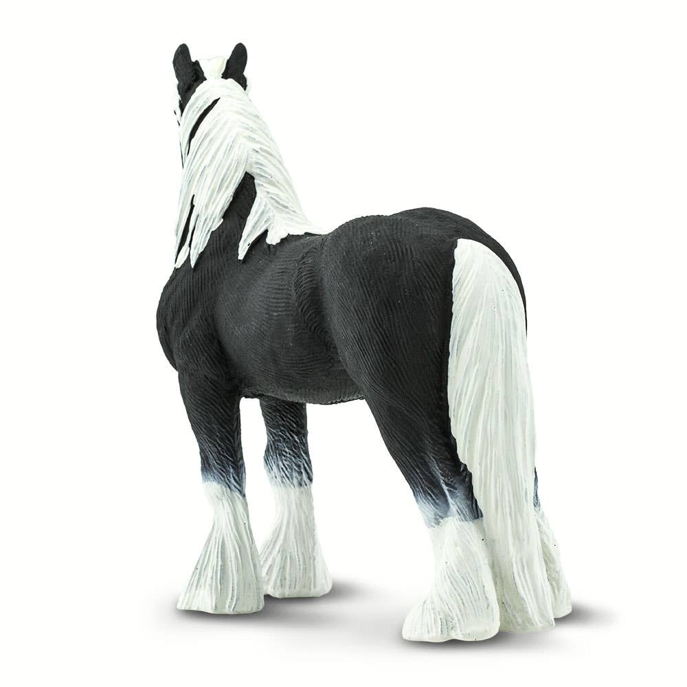 Gypsy Vanner Stallion Figurine Toy