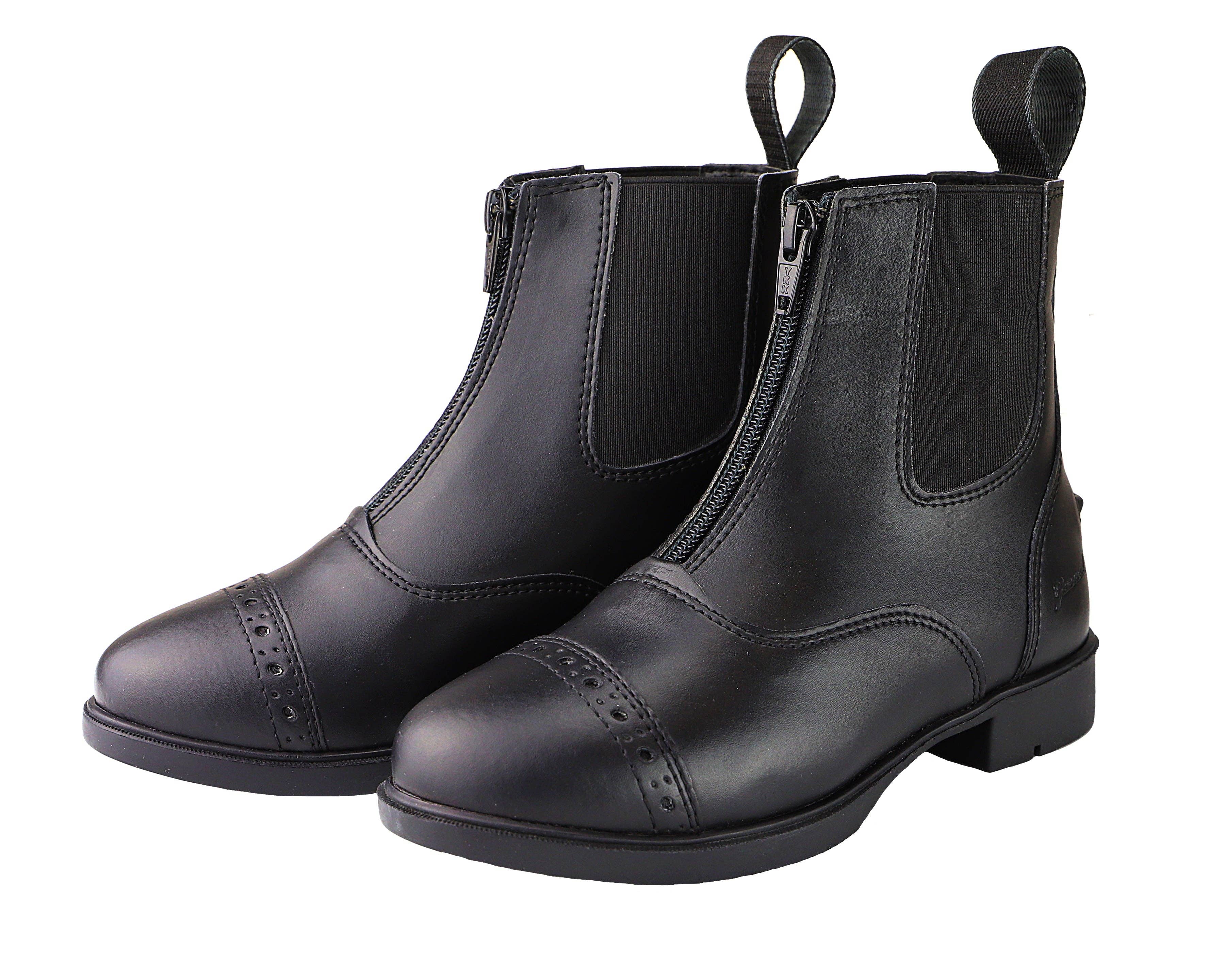 Children's Zip Up Synthetic Paddock Boots