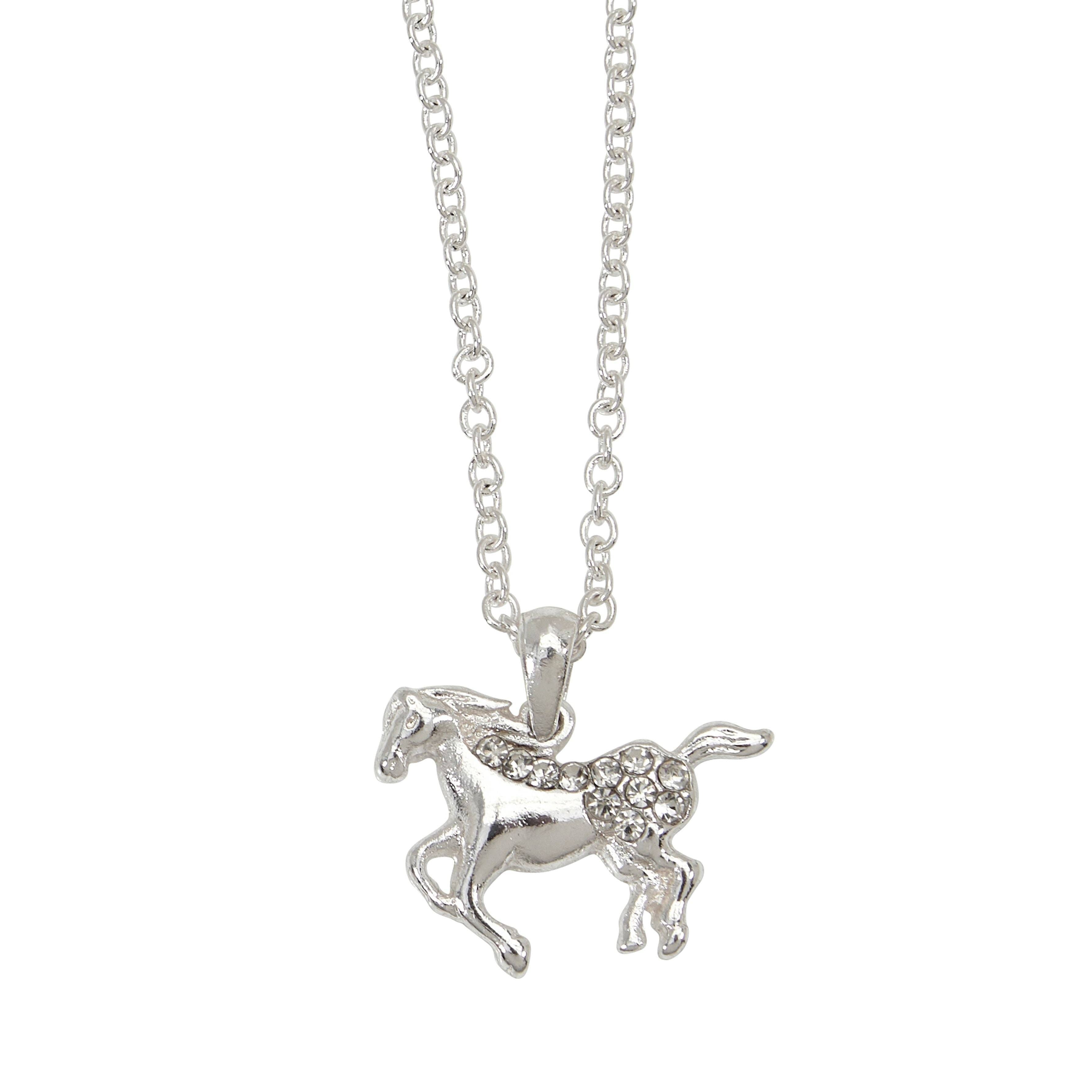 AWST Int'l Horseshoes Necklace w/Colorful Cowboy Hat Box