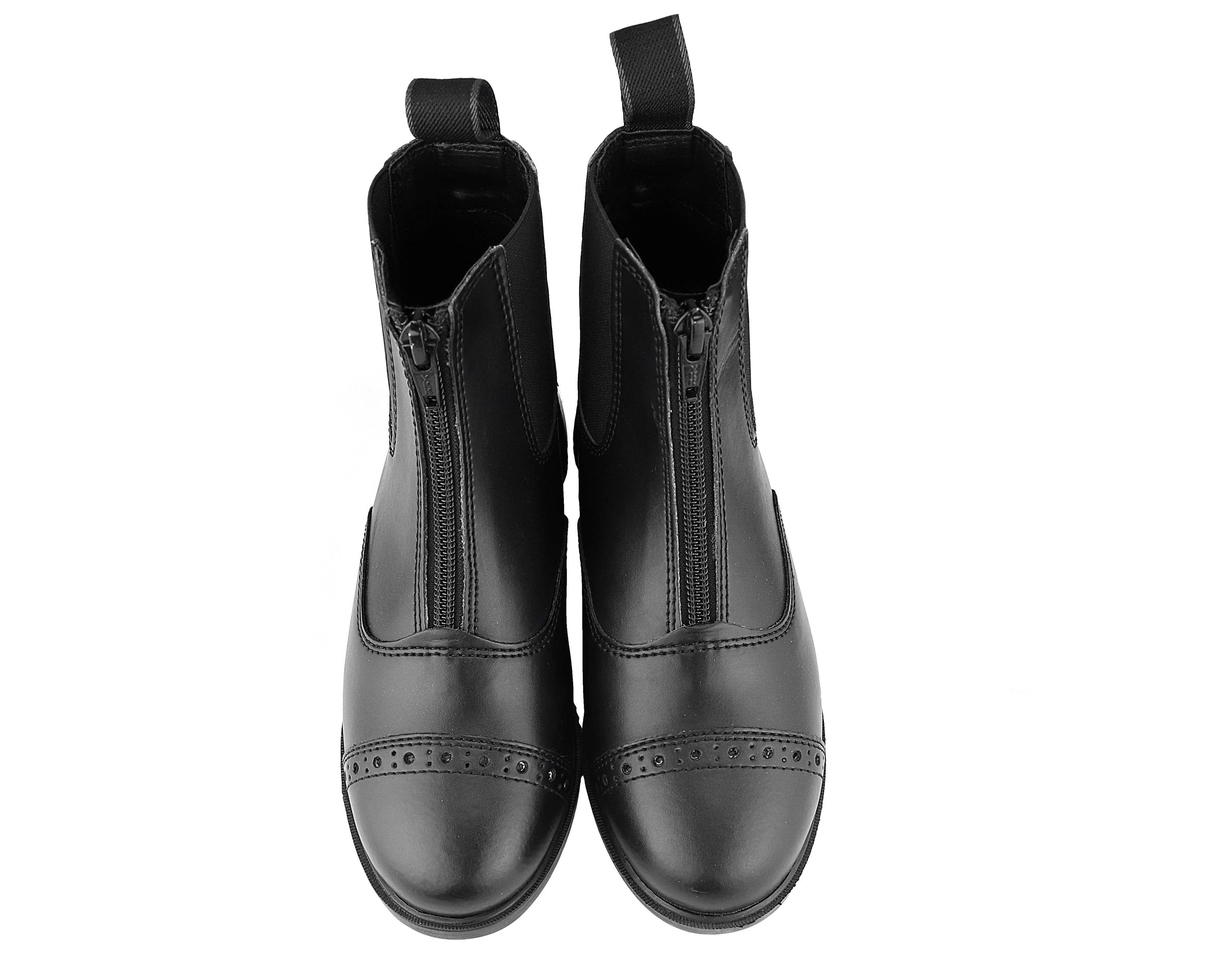 Children's Zip Up Synthetic Paddock Boots