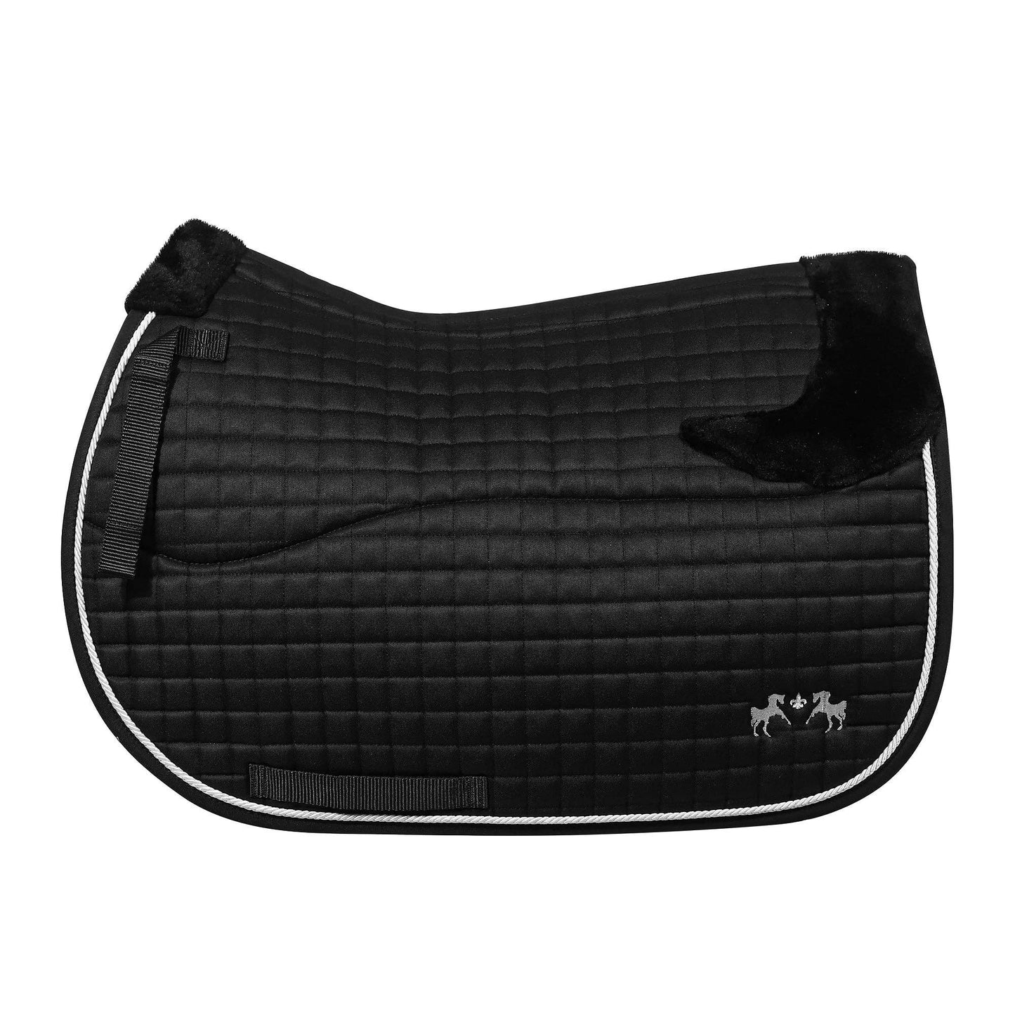 Equine Couture Regal Saddle Pad with White Fleece