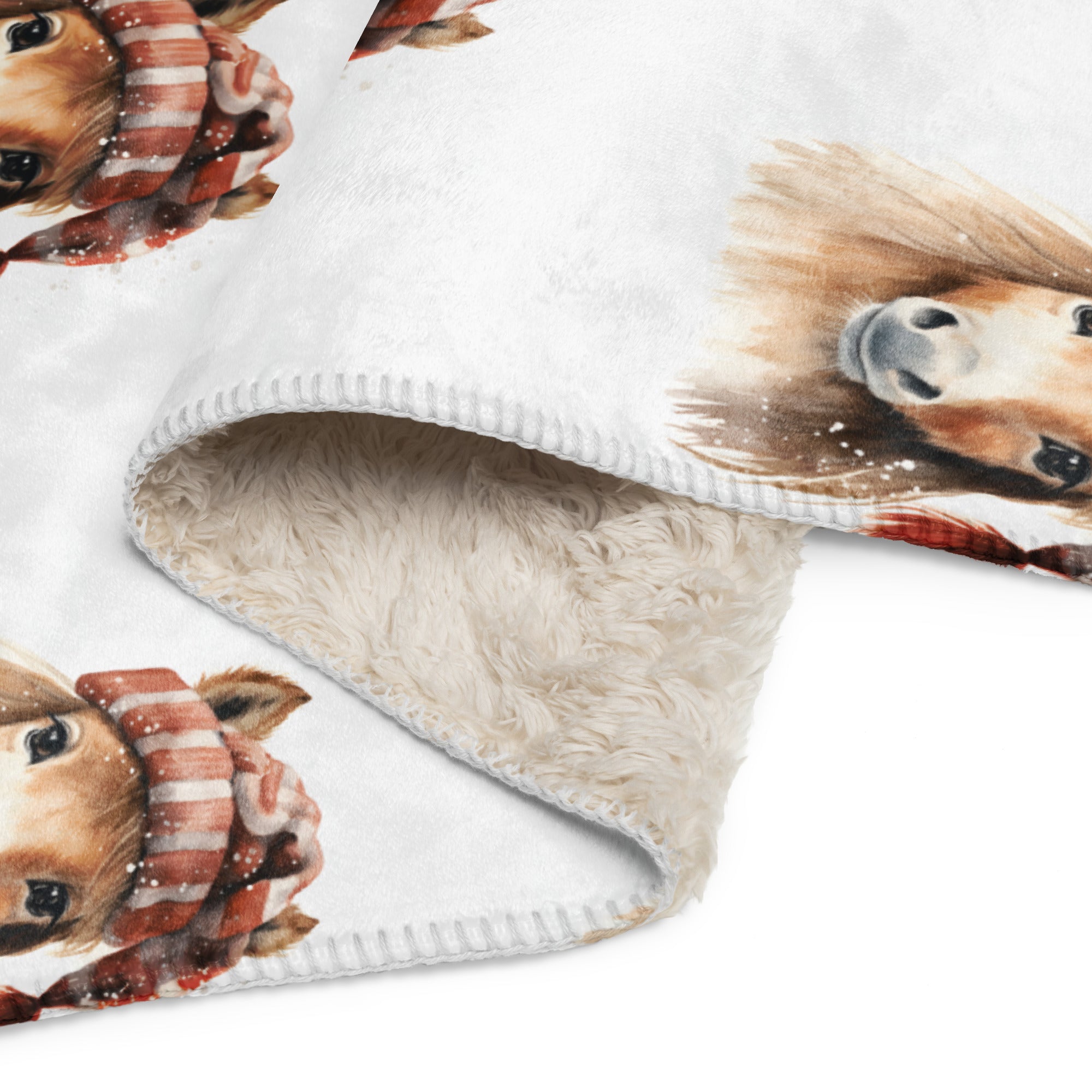 Kleines Pony - Sherpa Decke