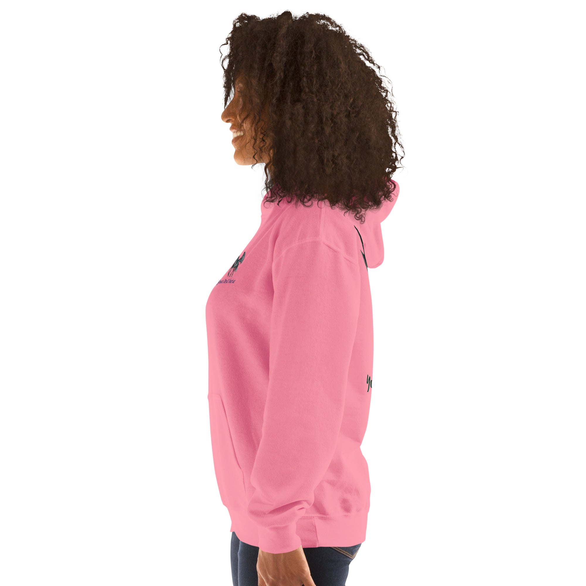 Customizable Western Spooky Hoodie | Embroidered Front & Day of the Dead Cowgirl Back Design - view 61
