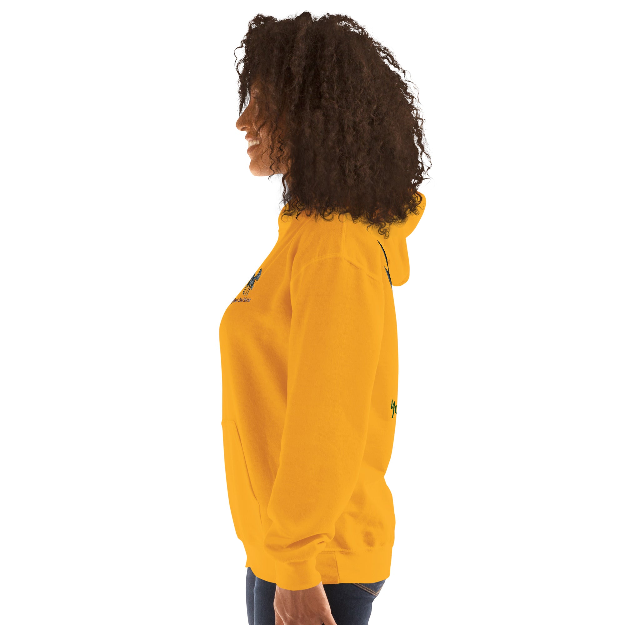 Customizable Western Spooky Hoodie | Embroidered Front & Day of the Dead Cowgirl Back Design - view 67