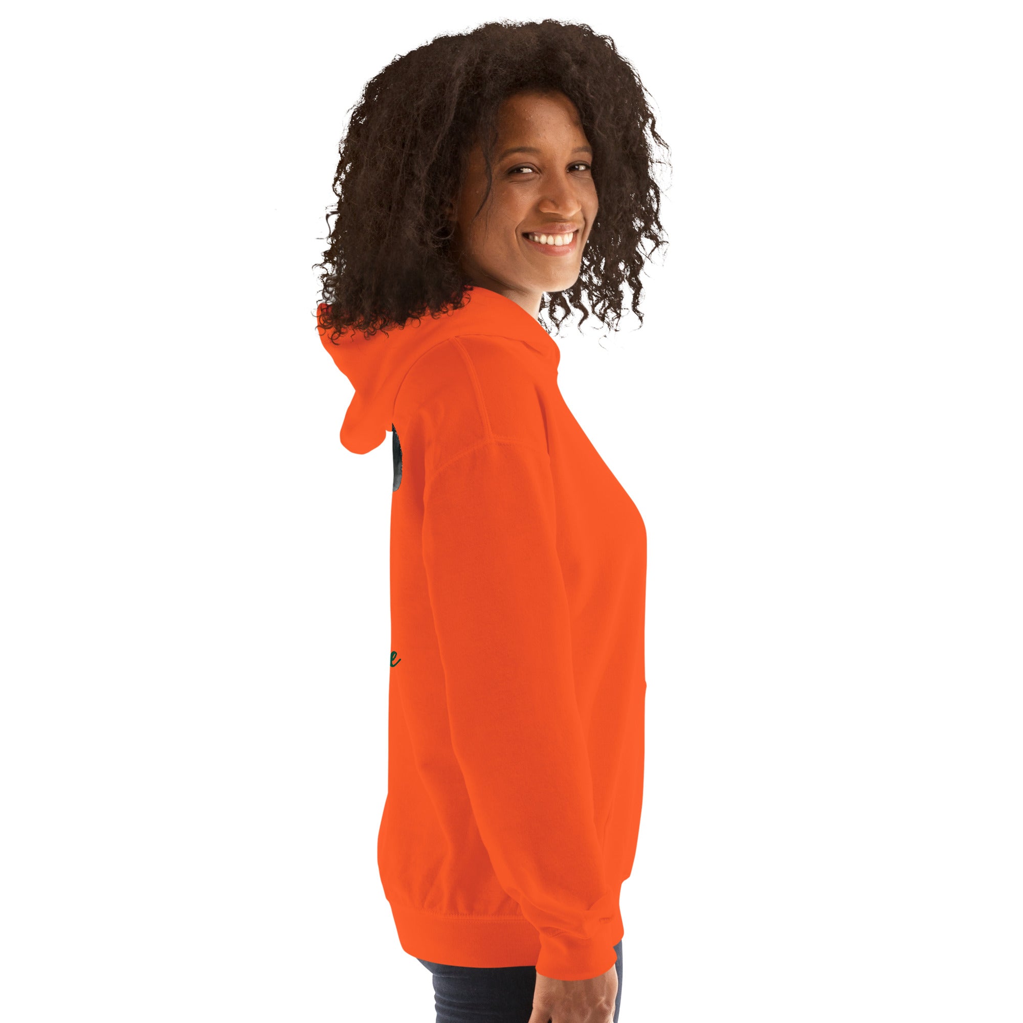 Customizable Western Spooky Hoodie | Embroidered Front & Day of the Dead Cowgirl Back Design - view 44