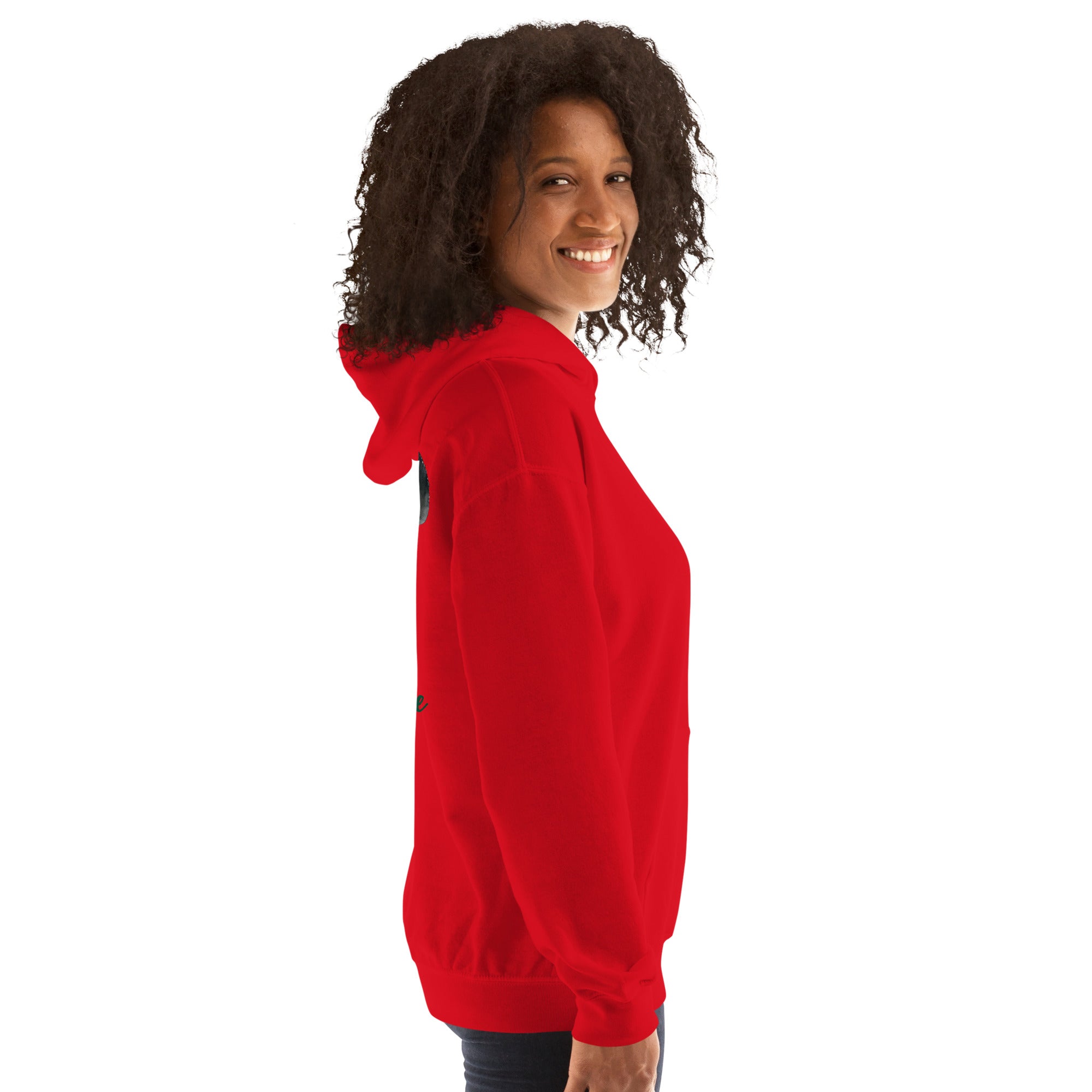 Customizable Western Spooky Hoodie | Embroidered Front & Day of the Dead Cowgirl Back Design - view 17