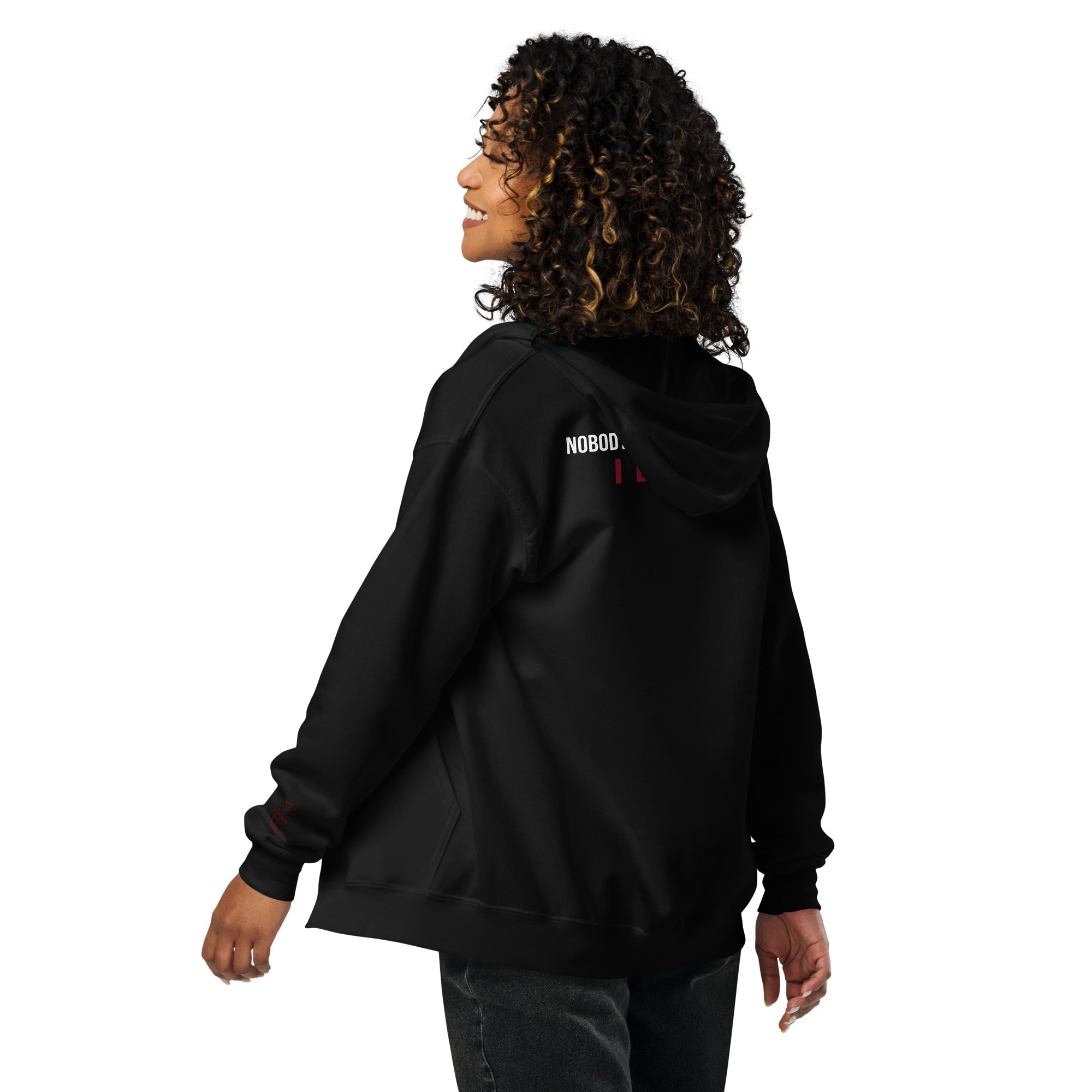 Sandocs Royal Queen „aka Queeny“ Hoody – Unisex-Kapuzenpullover mit Reißverschluss aus schwerer Mischung
