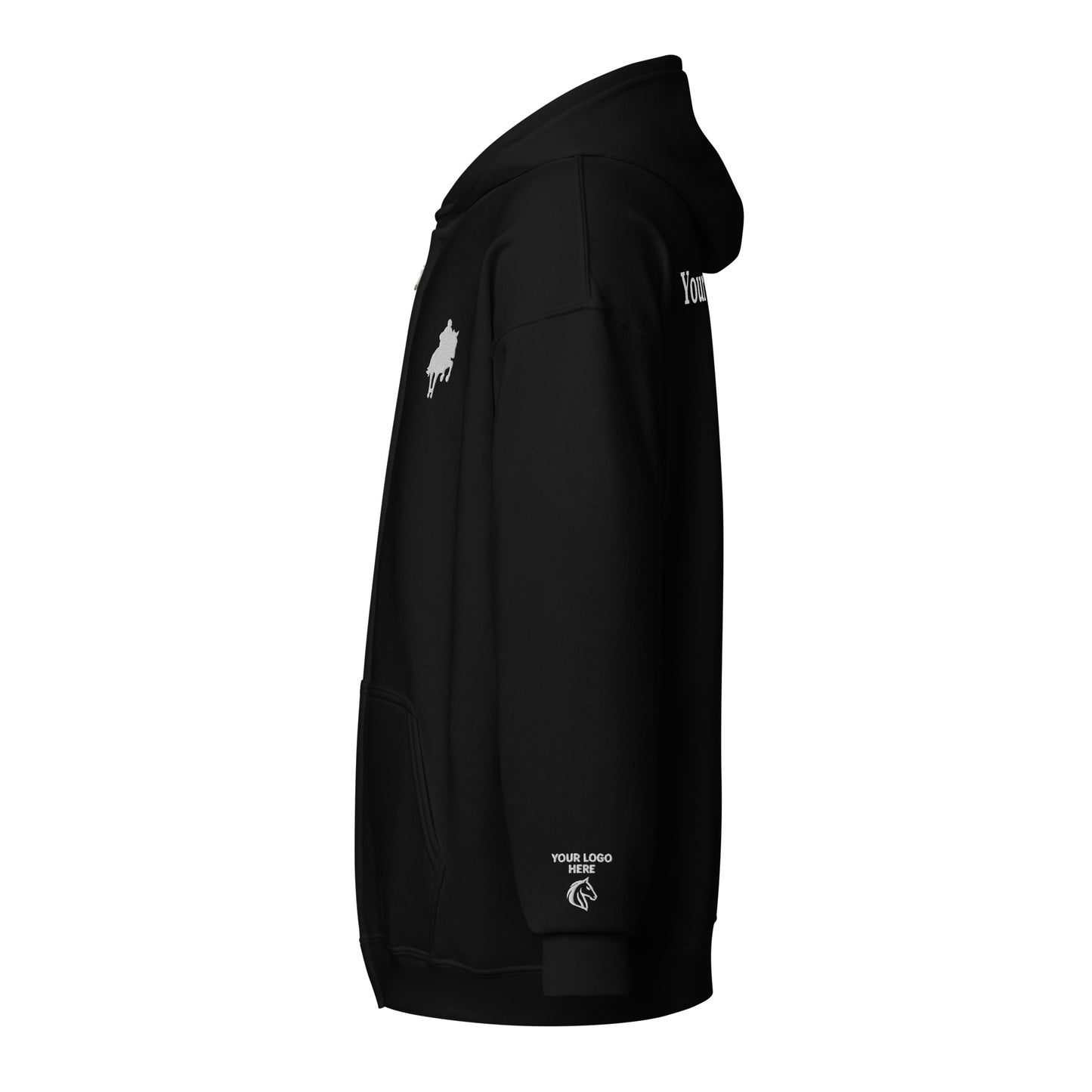 Jumper Hoodie, Dark - NO ONE GIVES ME A CLEAR ROUND