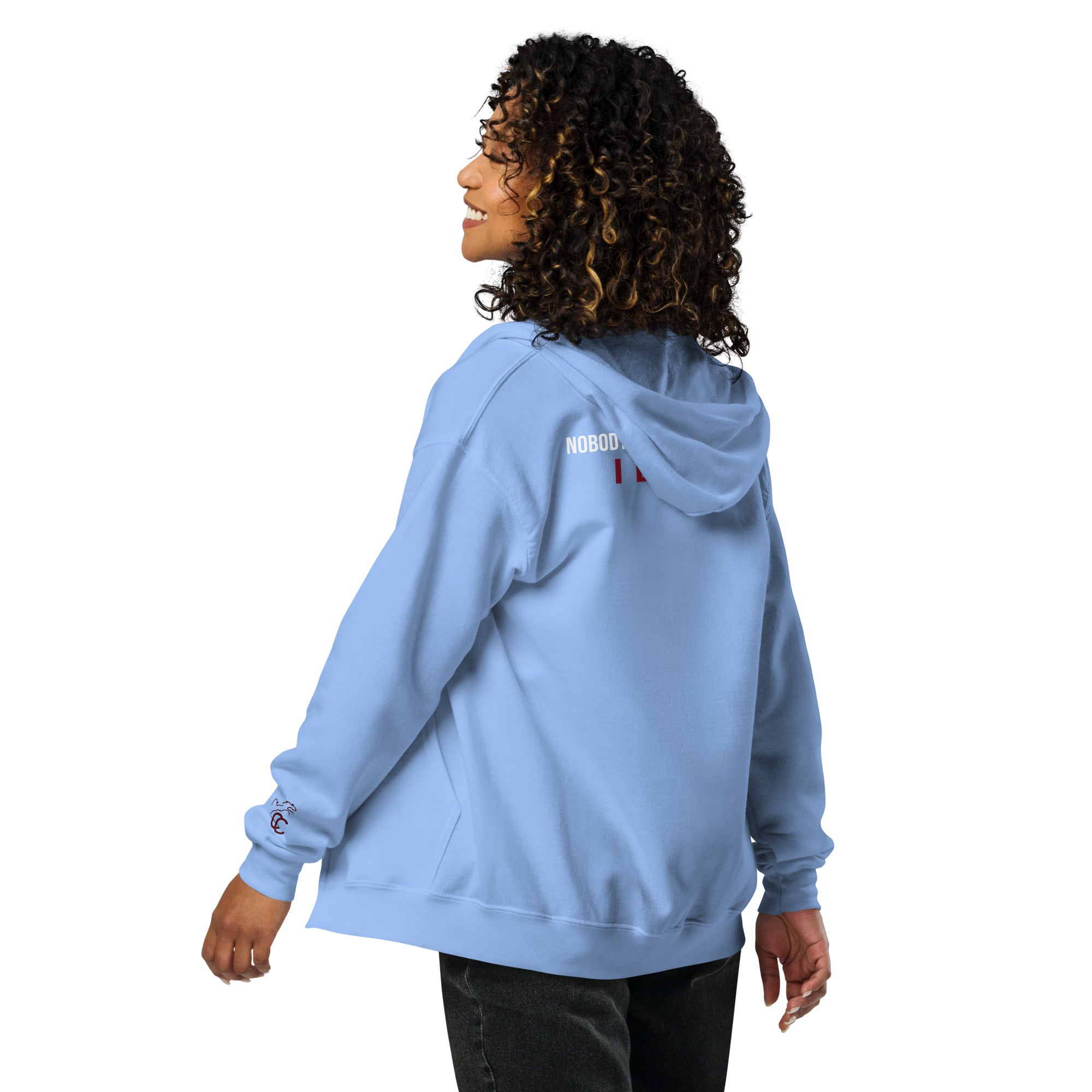 Sandocs Royal Queen „aka Queeny“ Hoody – Unisex-Kapuzenpullover mit Reißverschluss aus schwerer Mischung