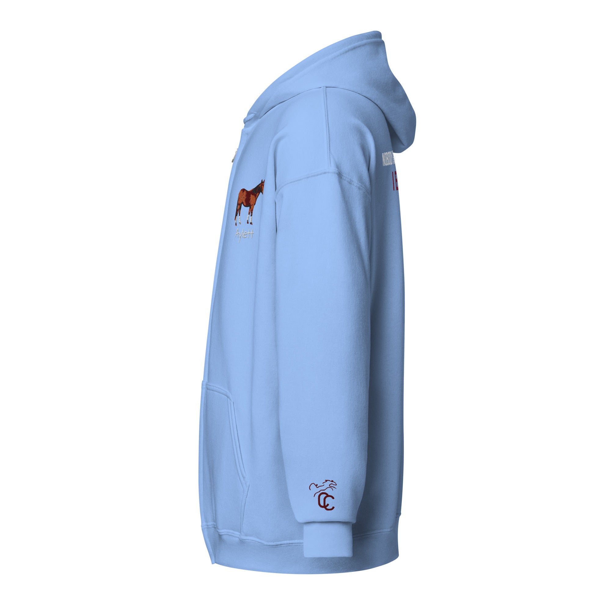 Sandocs Royal Queen „aka Queeny“ Hoody – Unisex-Kapuzenpullover mit Reißverschluss aus schwerer Mischung