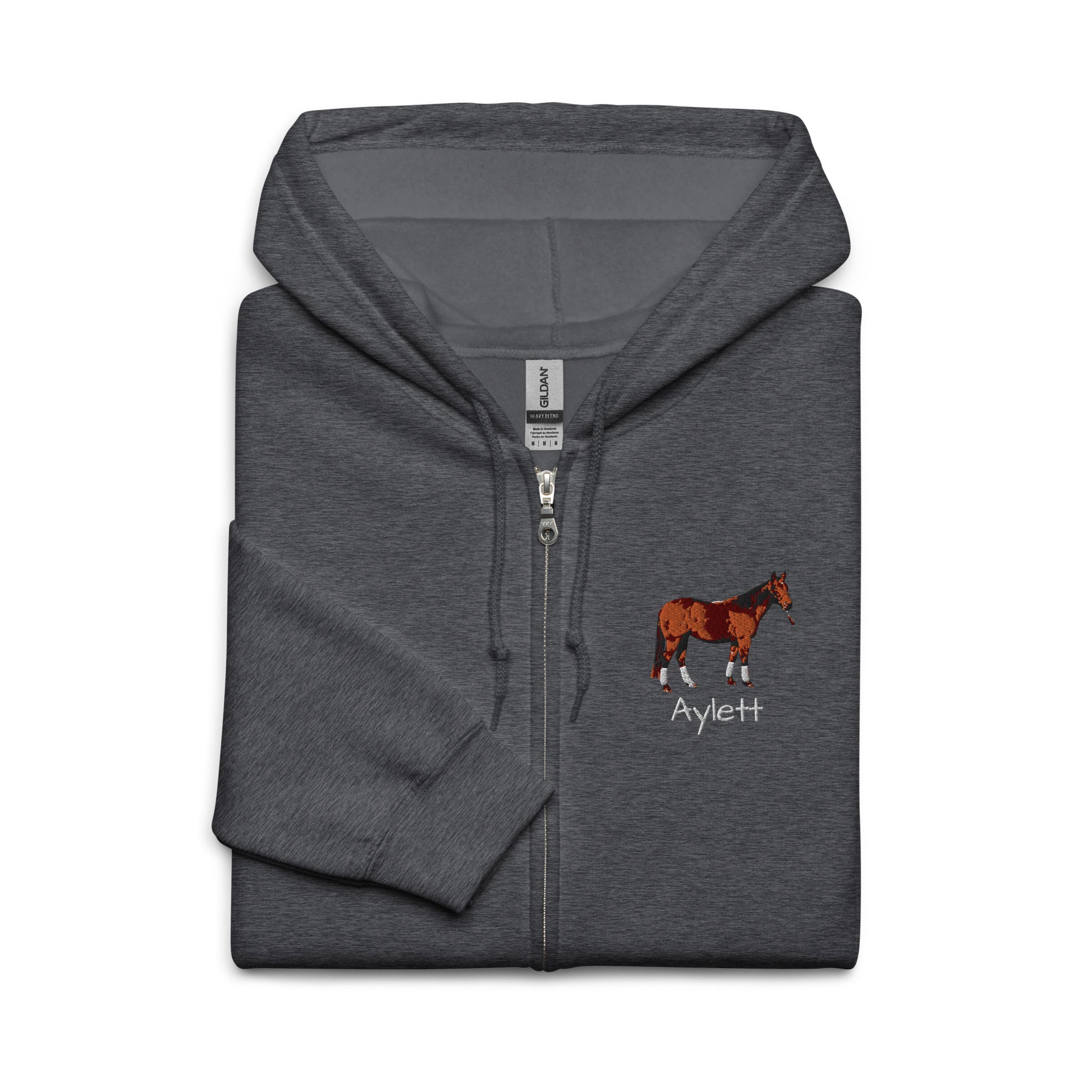 Sandocs Royal Queen „aka Queeny“ Hoody – Unisex-Kapuzenpullover mit Reißverschluss aus schwerer Mischung
